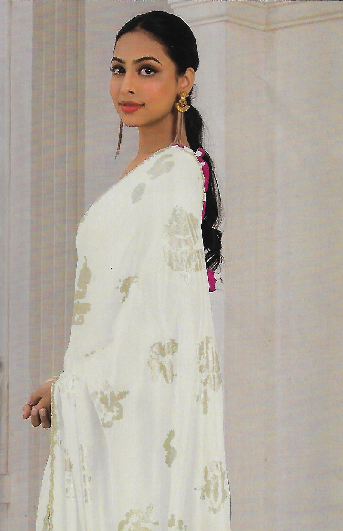 FANCY WORK SAREE