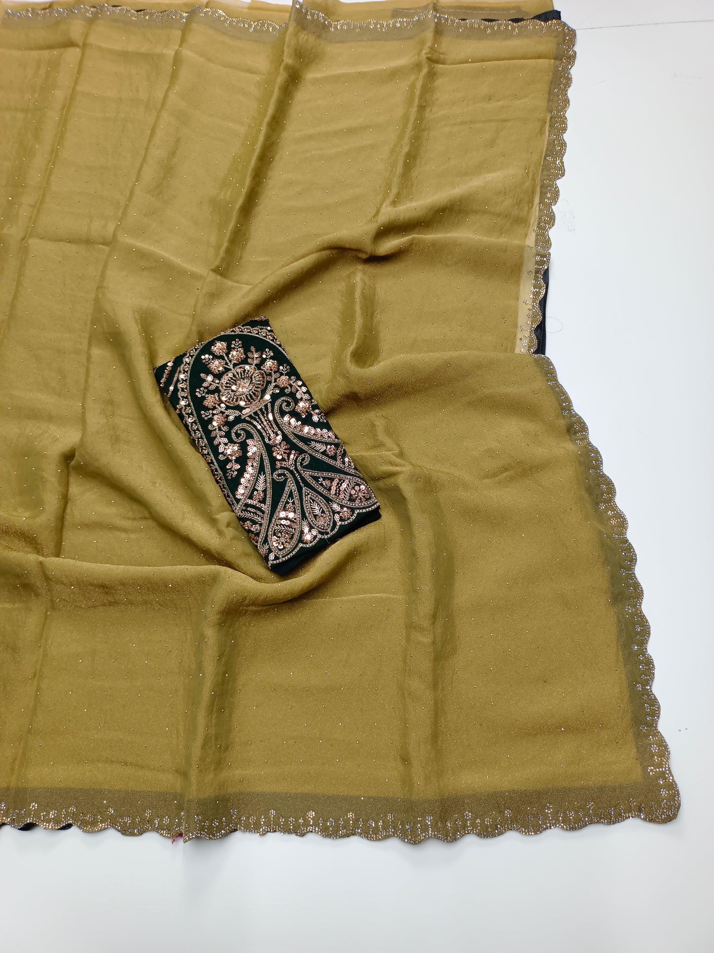 FANCY ORGANZA WORK SAREE