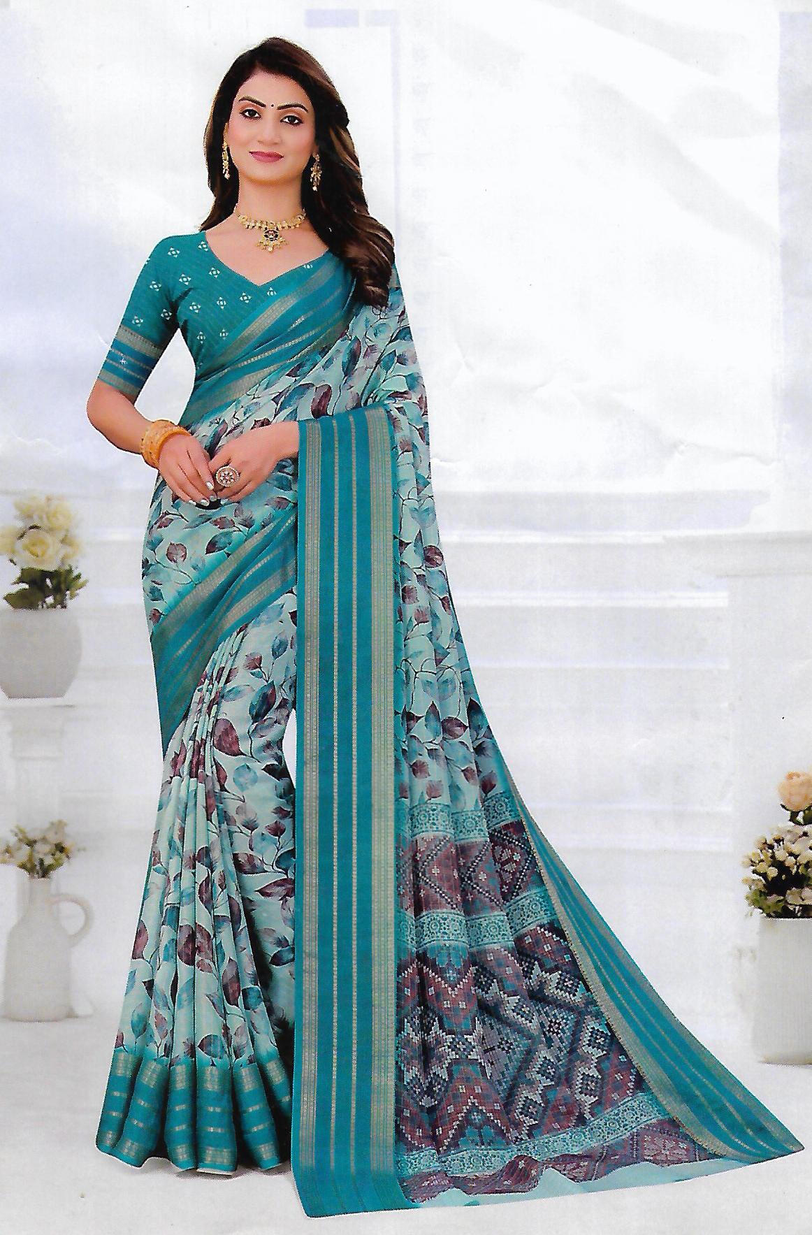 FANCY SYNTHETIC SAREE