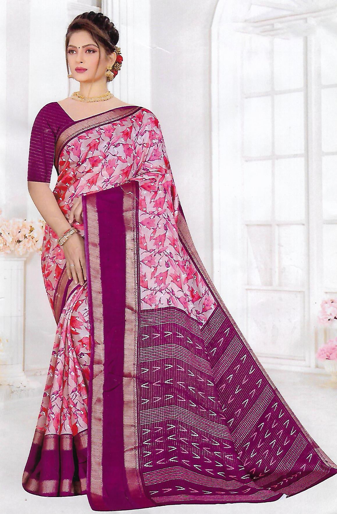 FANCY SYNTHETIC SAREE