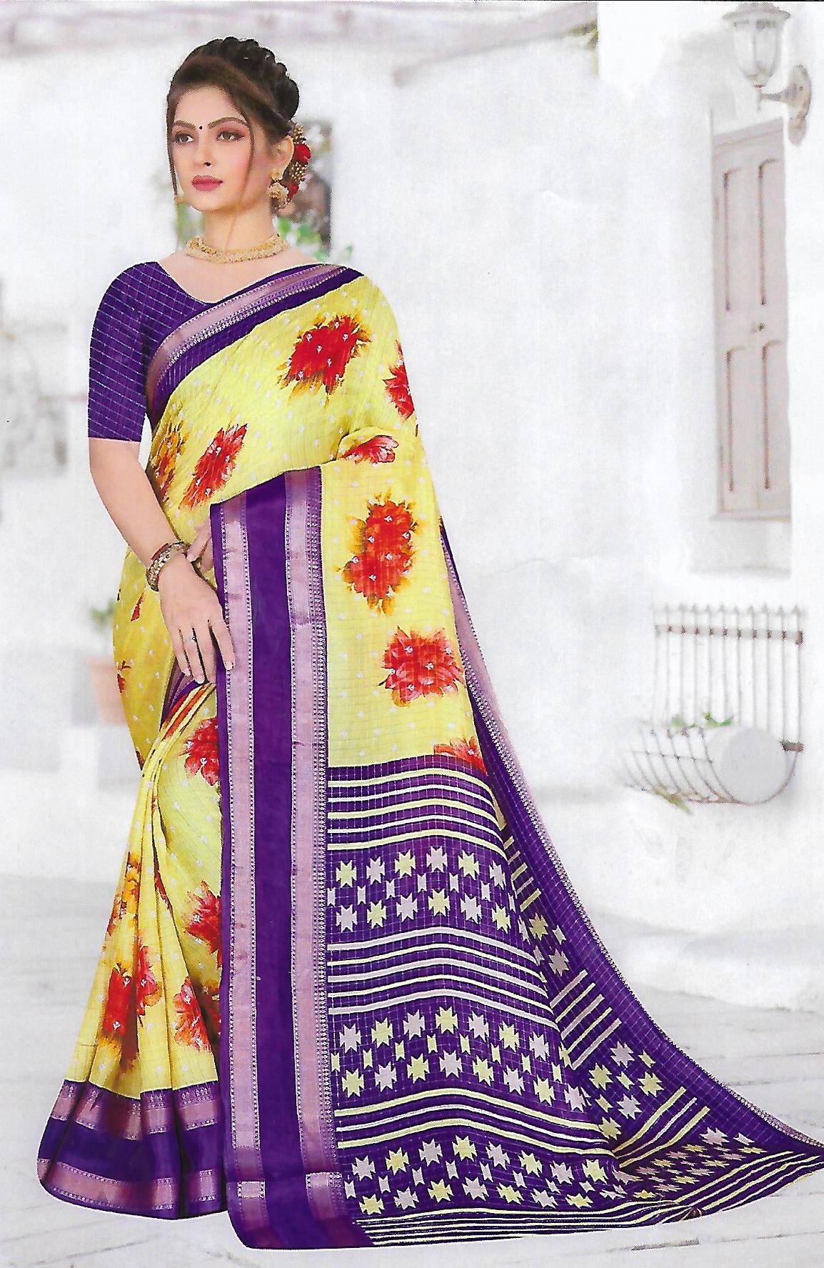 FANCY SYNTHETIC SAREE