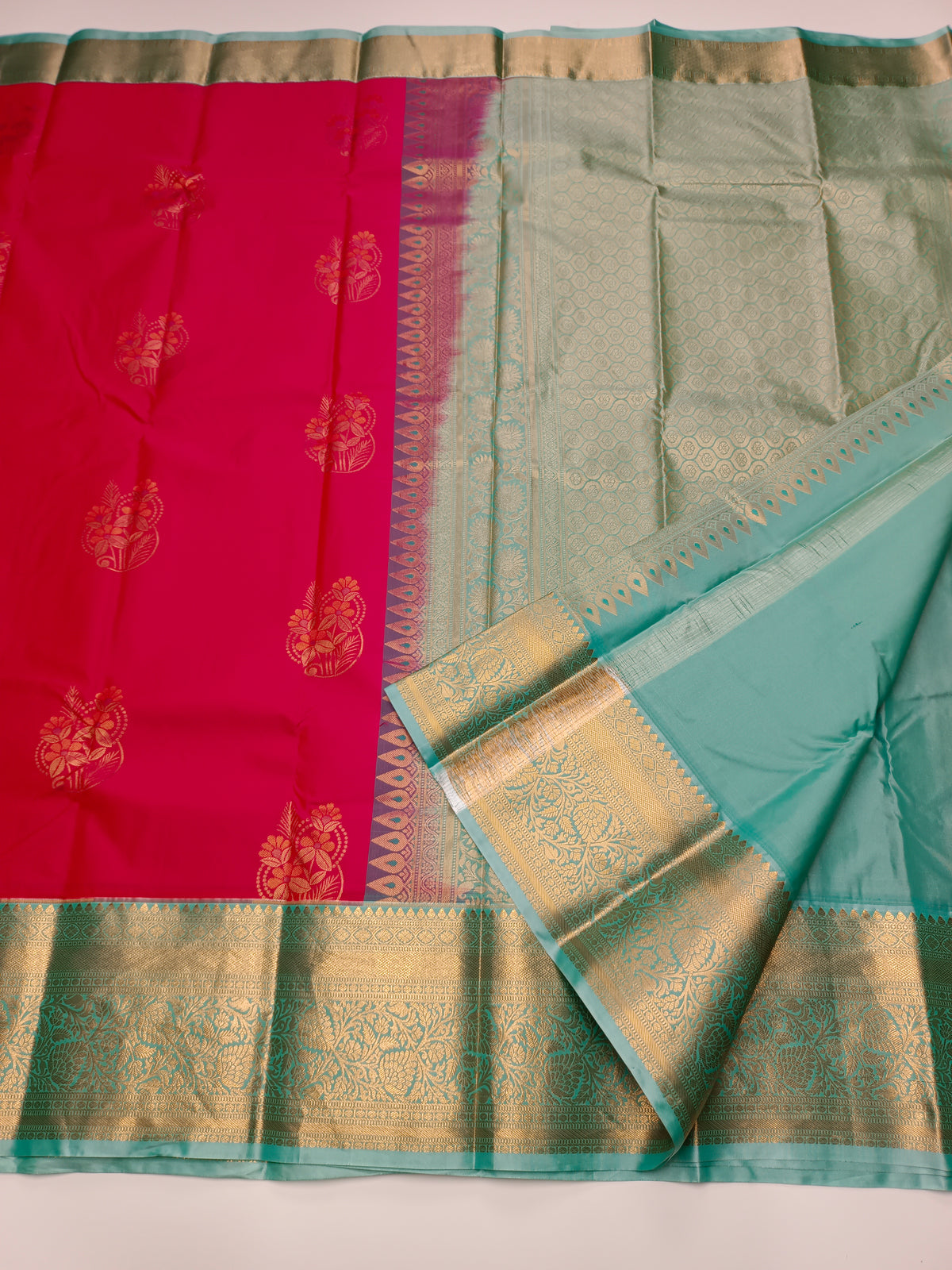 KANCHIPURAM SEMI SILK SAREE