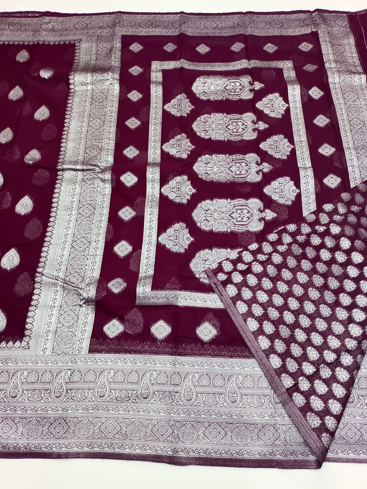 SEMI KADDI GEORGETTE SAREE