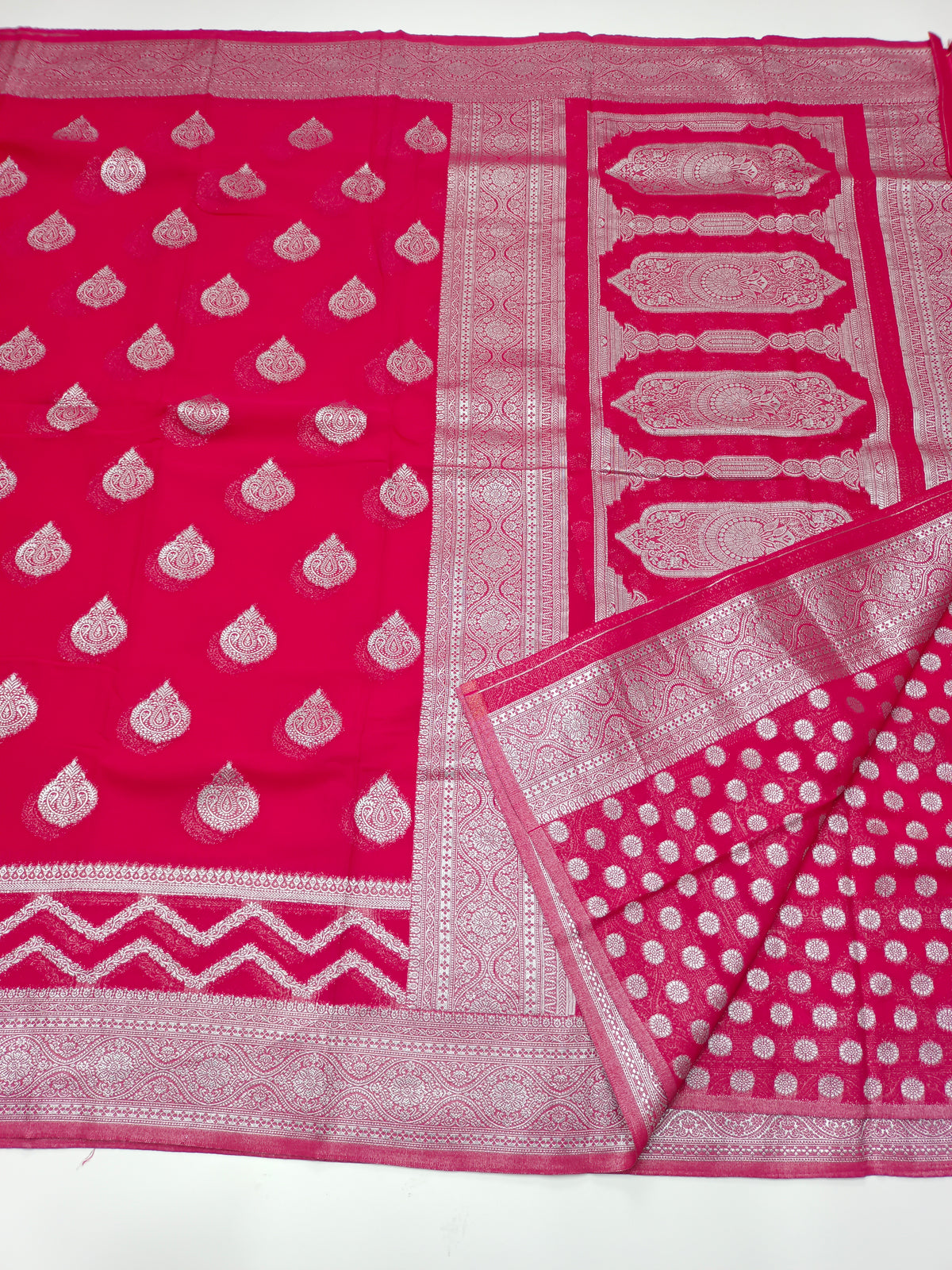 SEMI KADDI GEORGETTE SAREE
