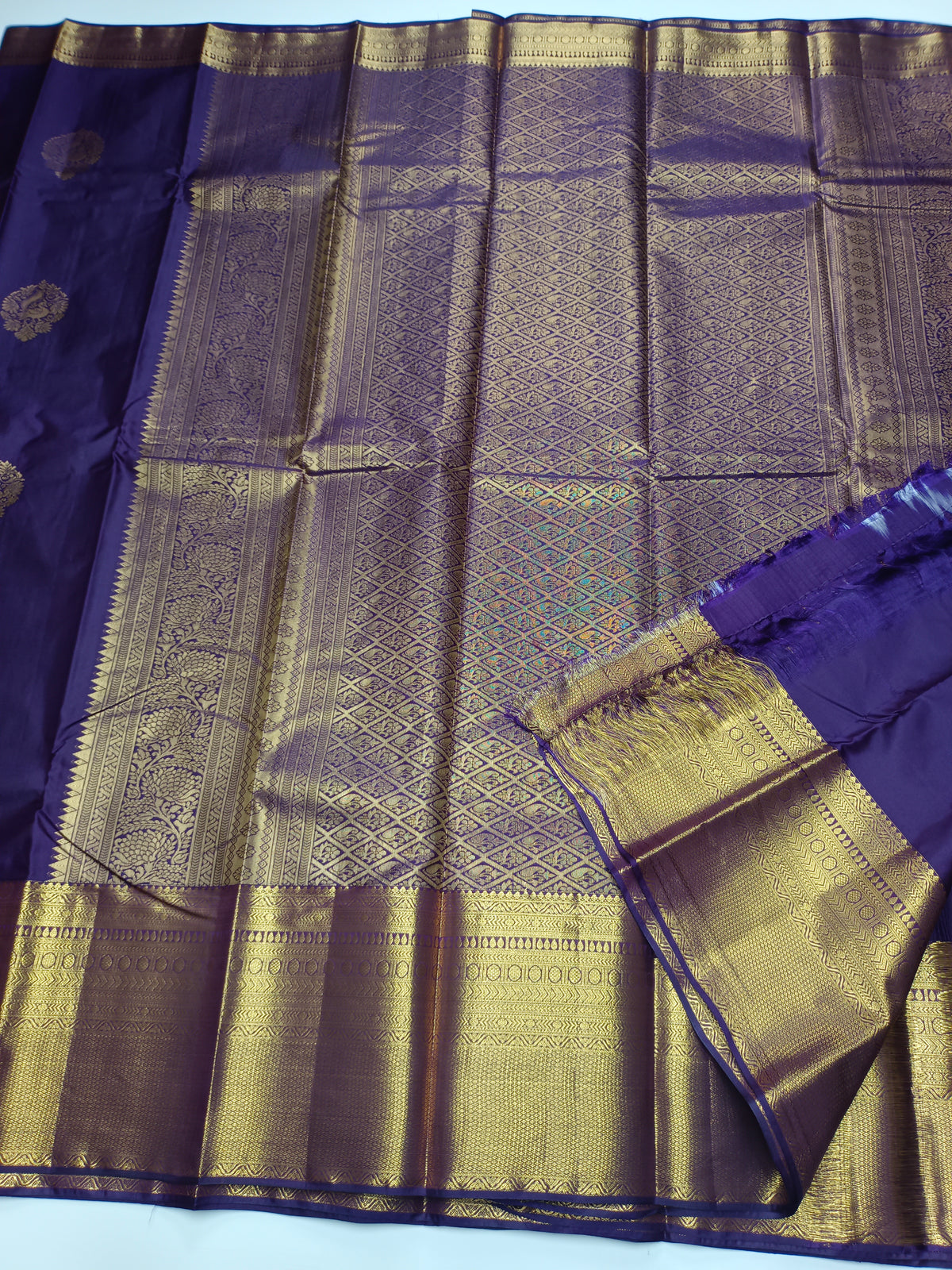 KANCHIPURAM SEMI SILK SAREE