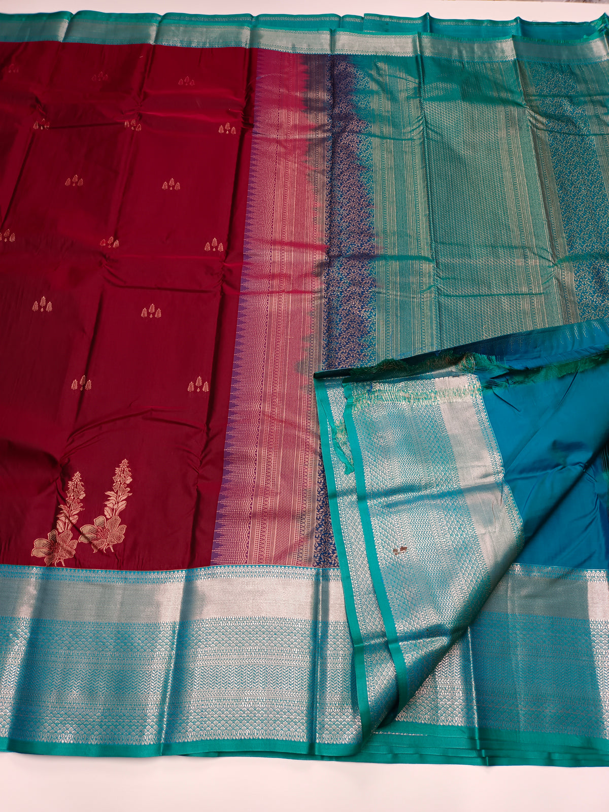 KANCHIPURAM SEMI SILK SAREE