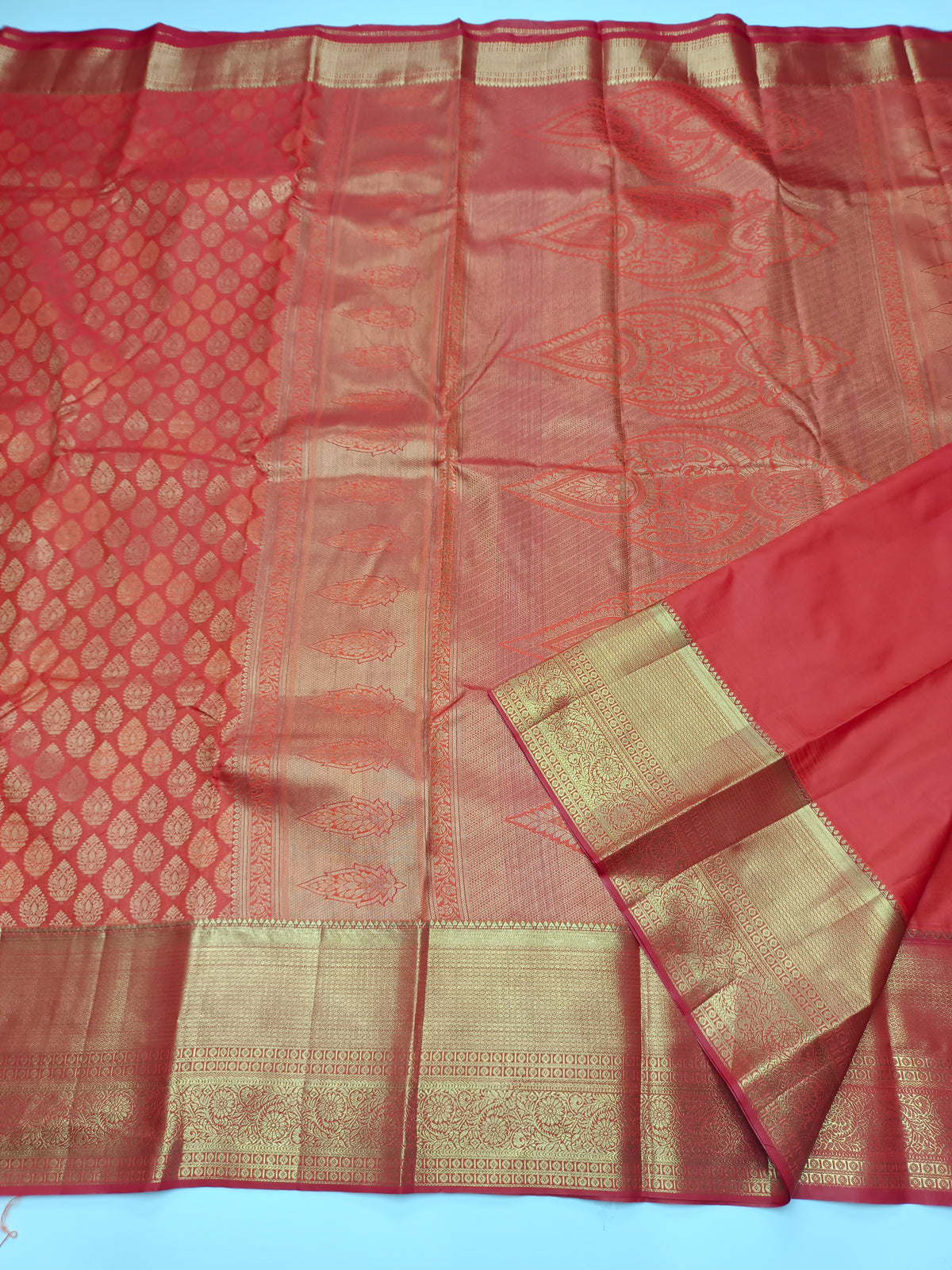 KANCHIPURAM SEMI SILK SAREE