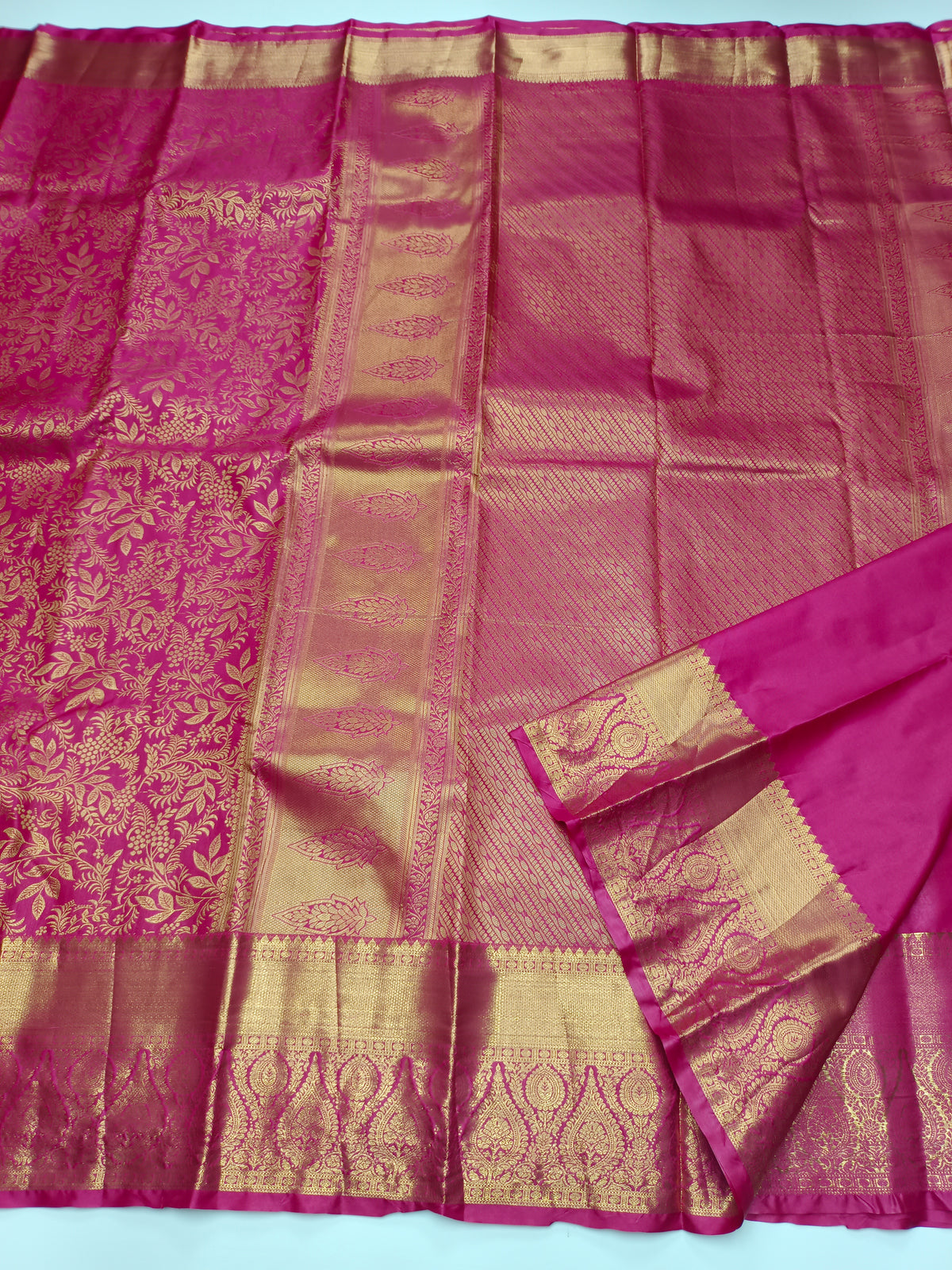 KANCHIPURAM SEMI SILK SAREE