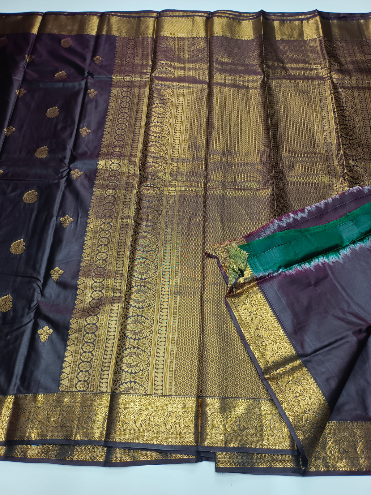 KANCHIPURAM SEMI SILK SAREE