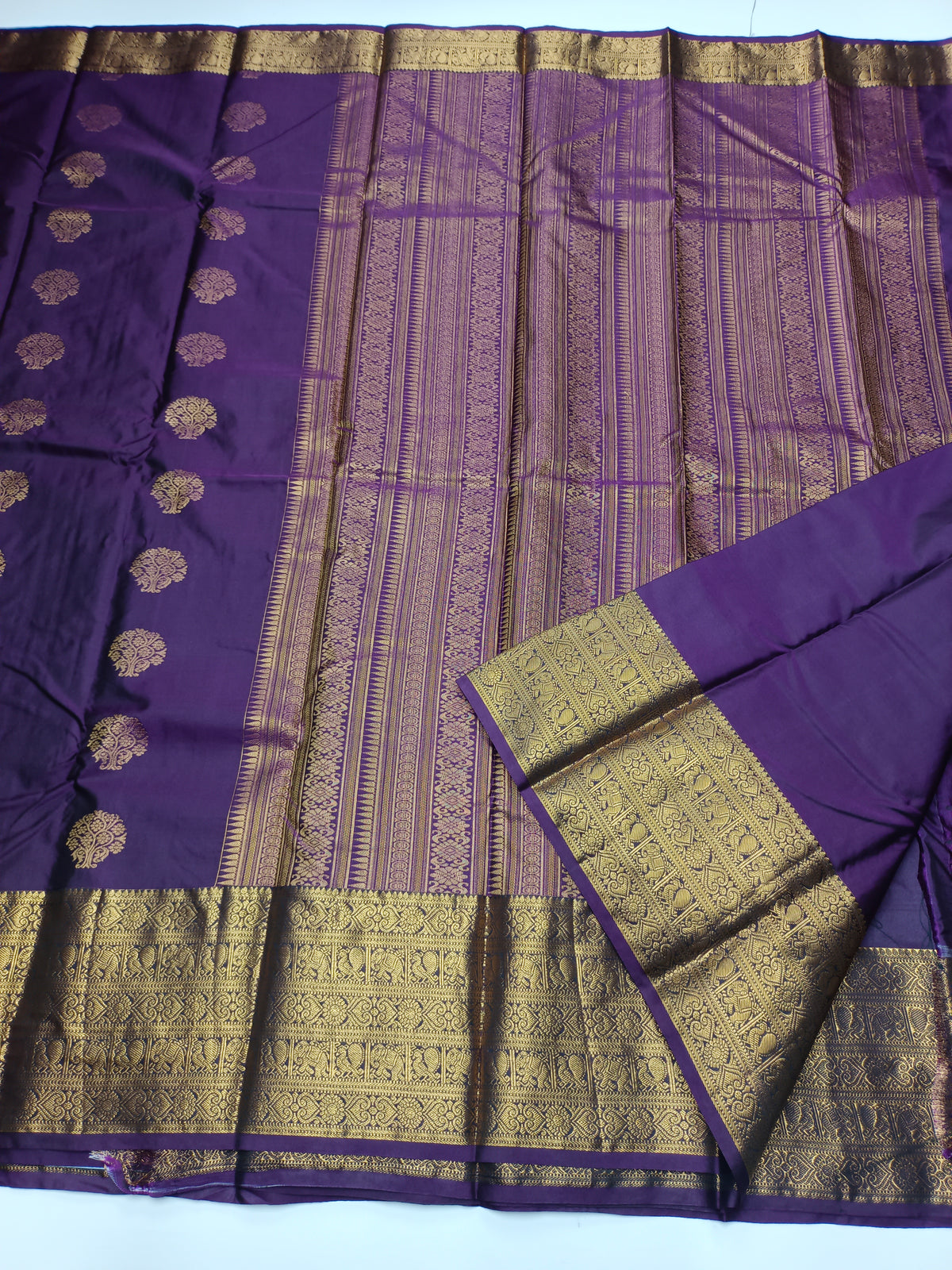 KANCHIPURAM SEMI SILK SAREE