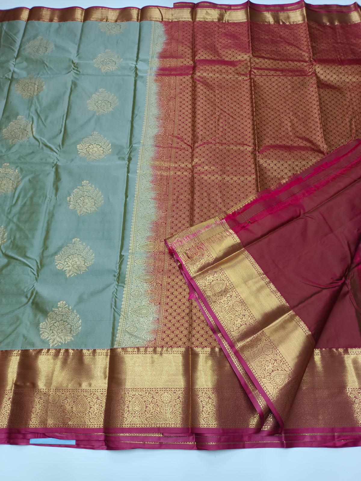KANCHIPURAM SEMI SILK SAREE