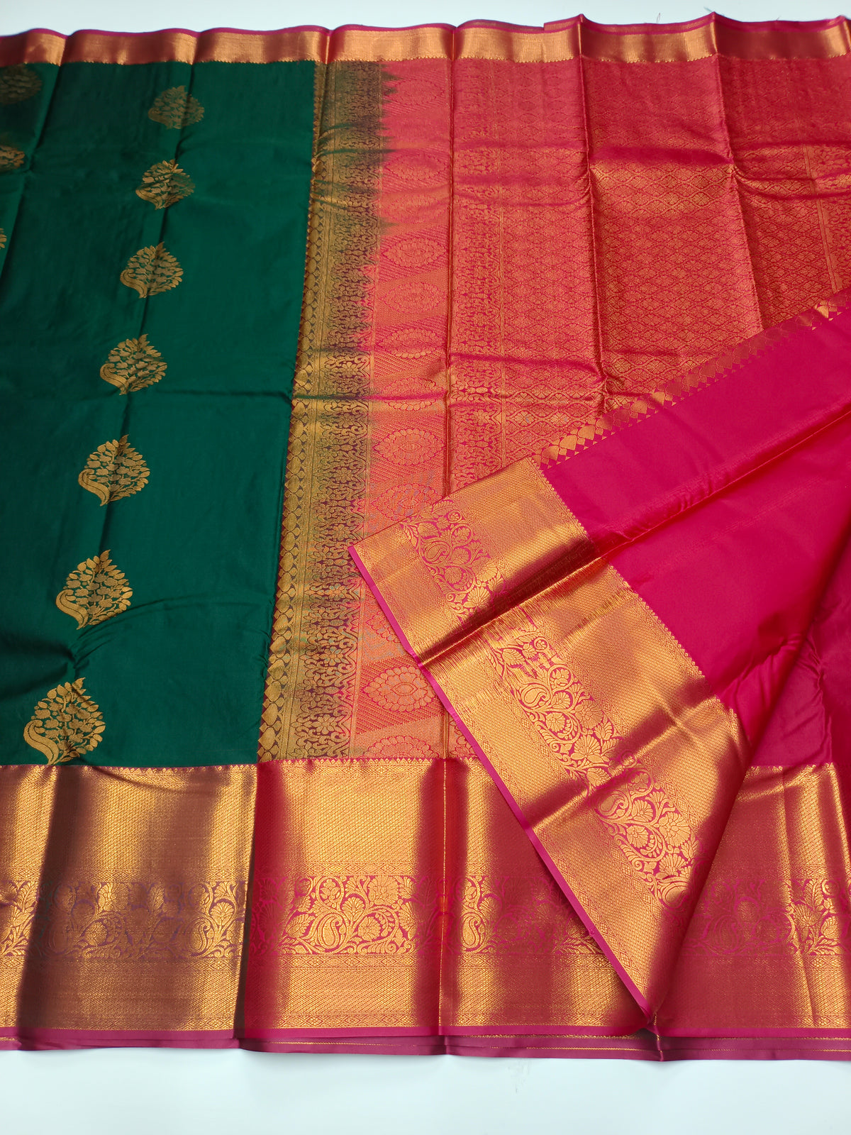 KANCHIPURAM SEMI SILK SAREE
