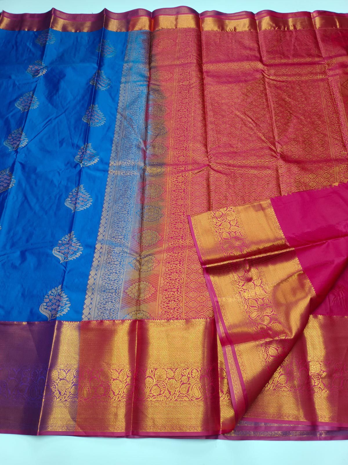 KANCHIPURAM SEMI SILK SAREE