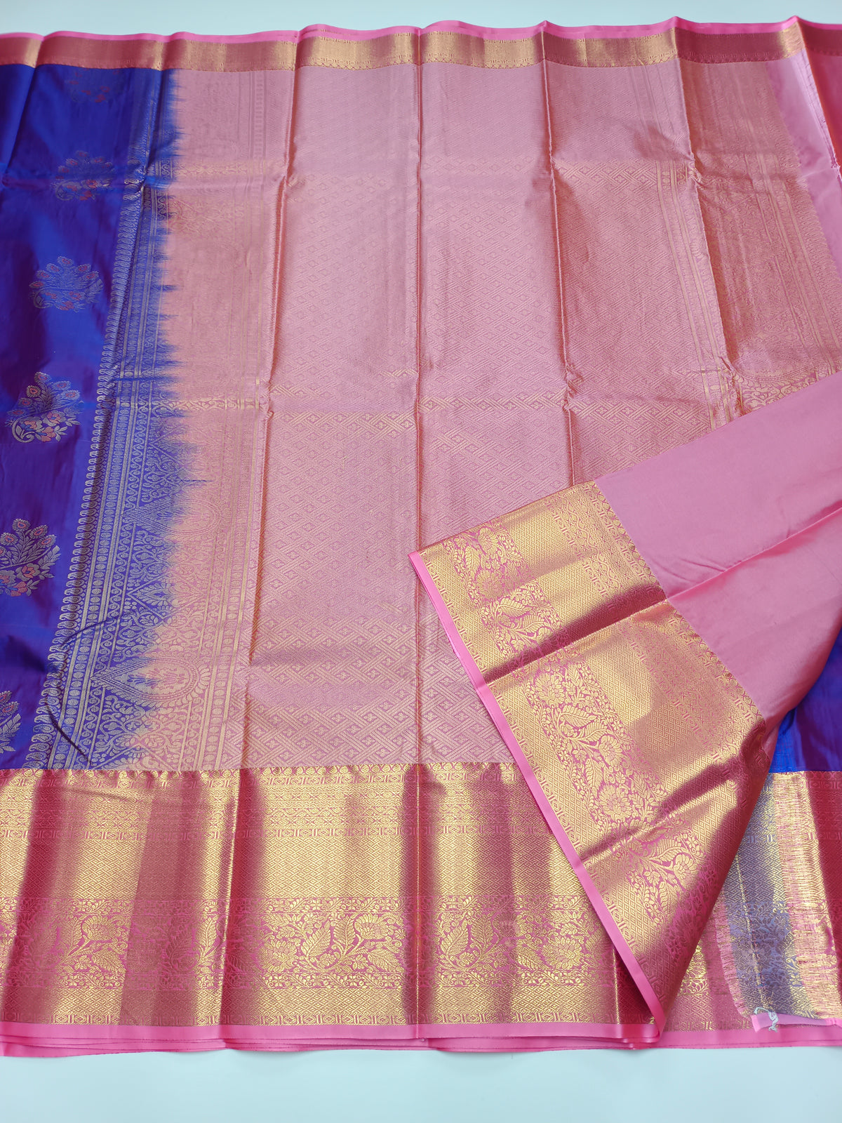 KANCHIPURAM SEMI SILK SAREE
