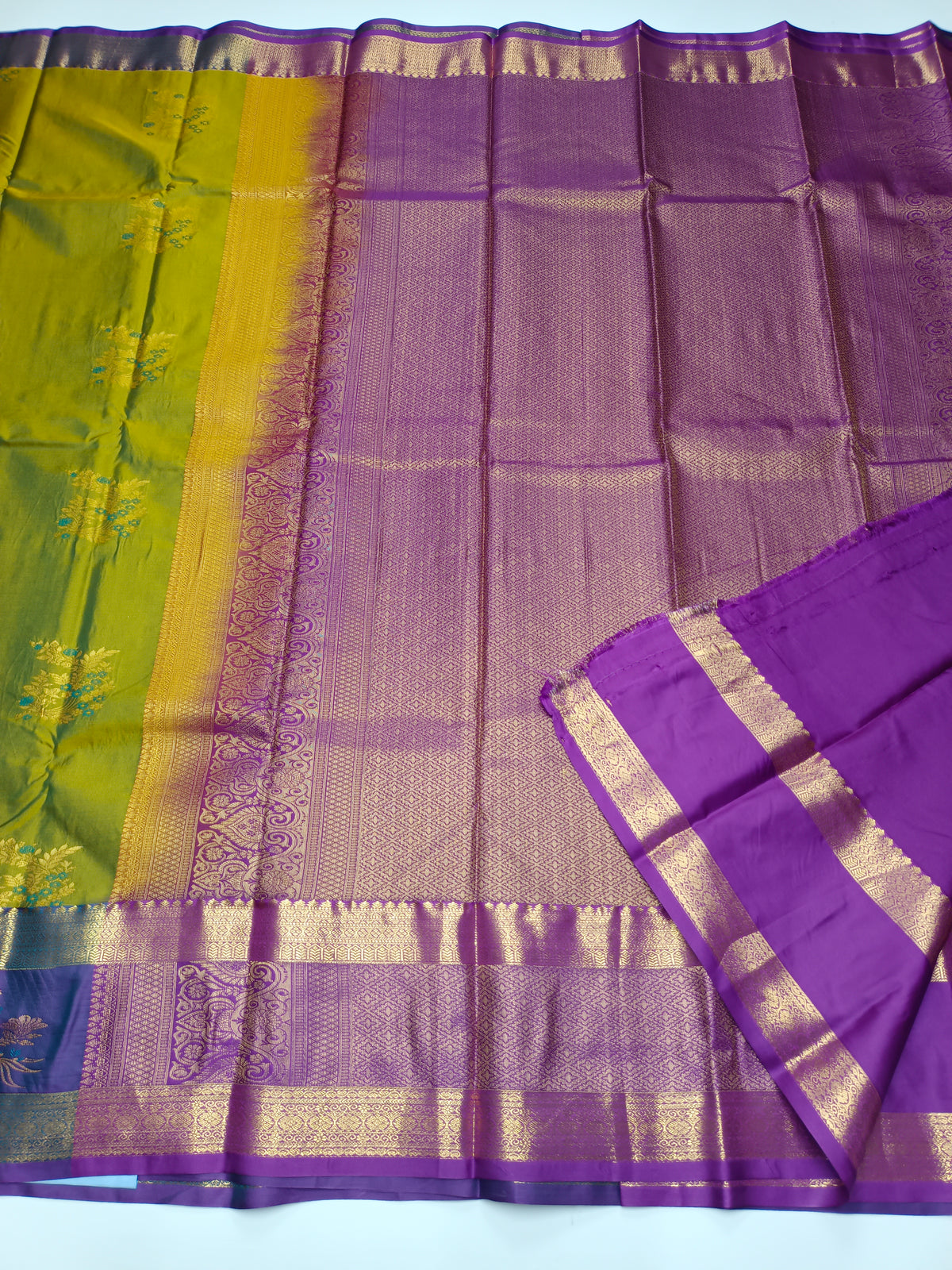 KANCHIPURAM SEMI SILK SAREE