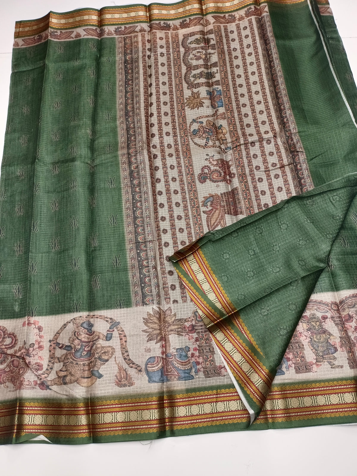 FANCY LINEN SAREE
