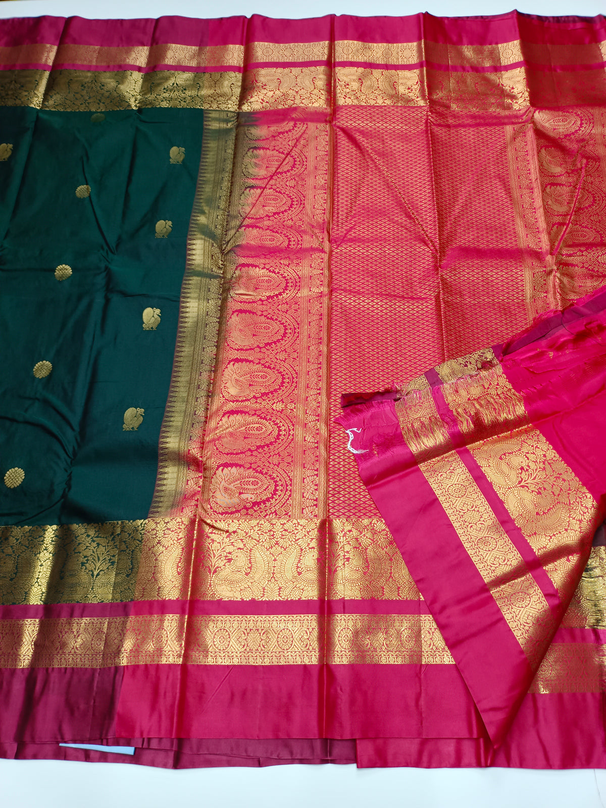 KANCHIPURAM SEMI SILK SAREE