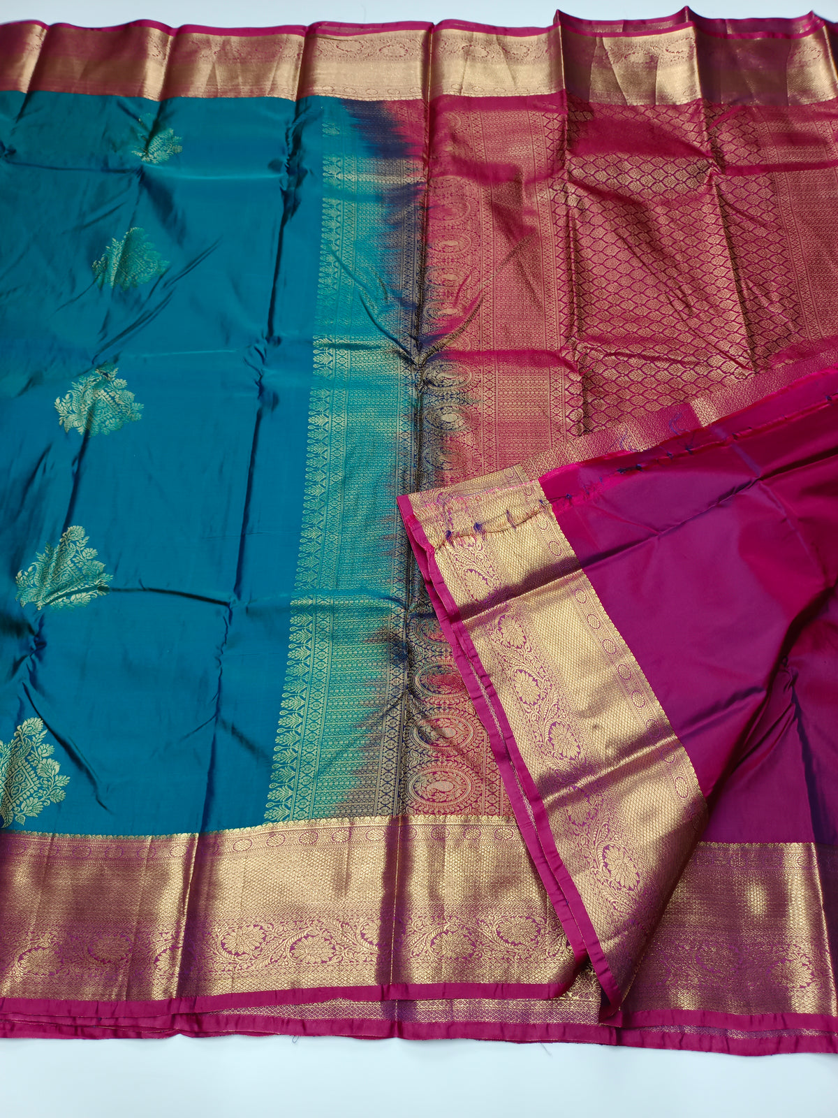 KANCHIPURAM SEMI SILK SAREE