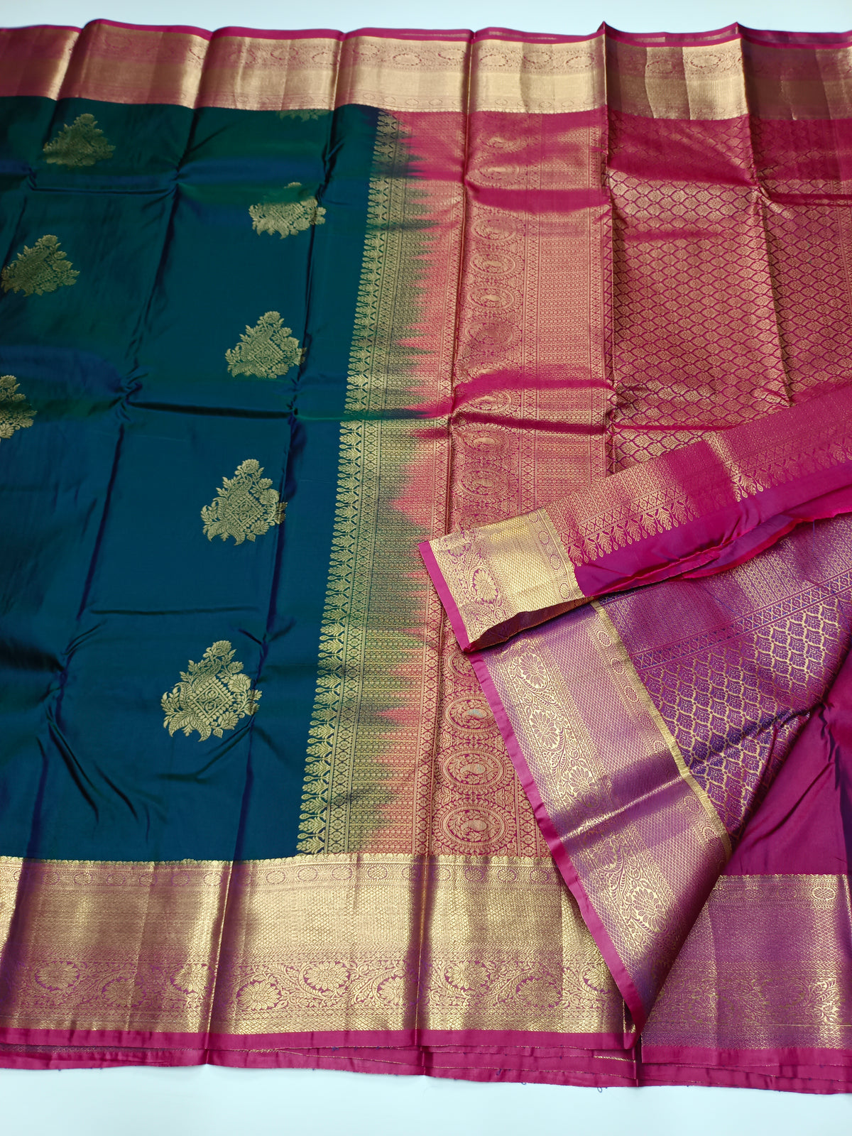 KANCHIPURAM SEMI SILK SAREE