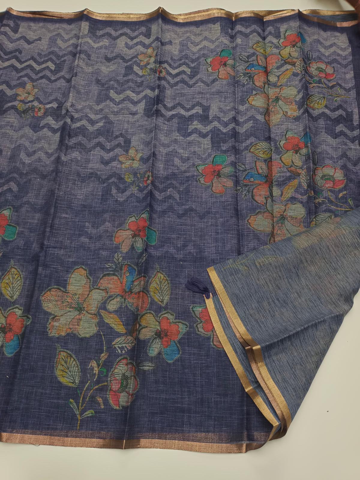 FANCY LENIN SAREE