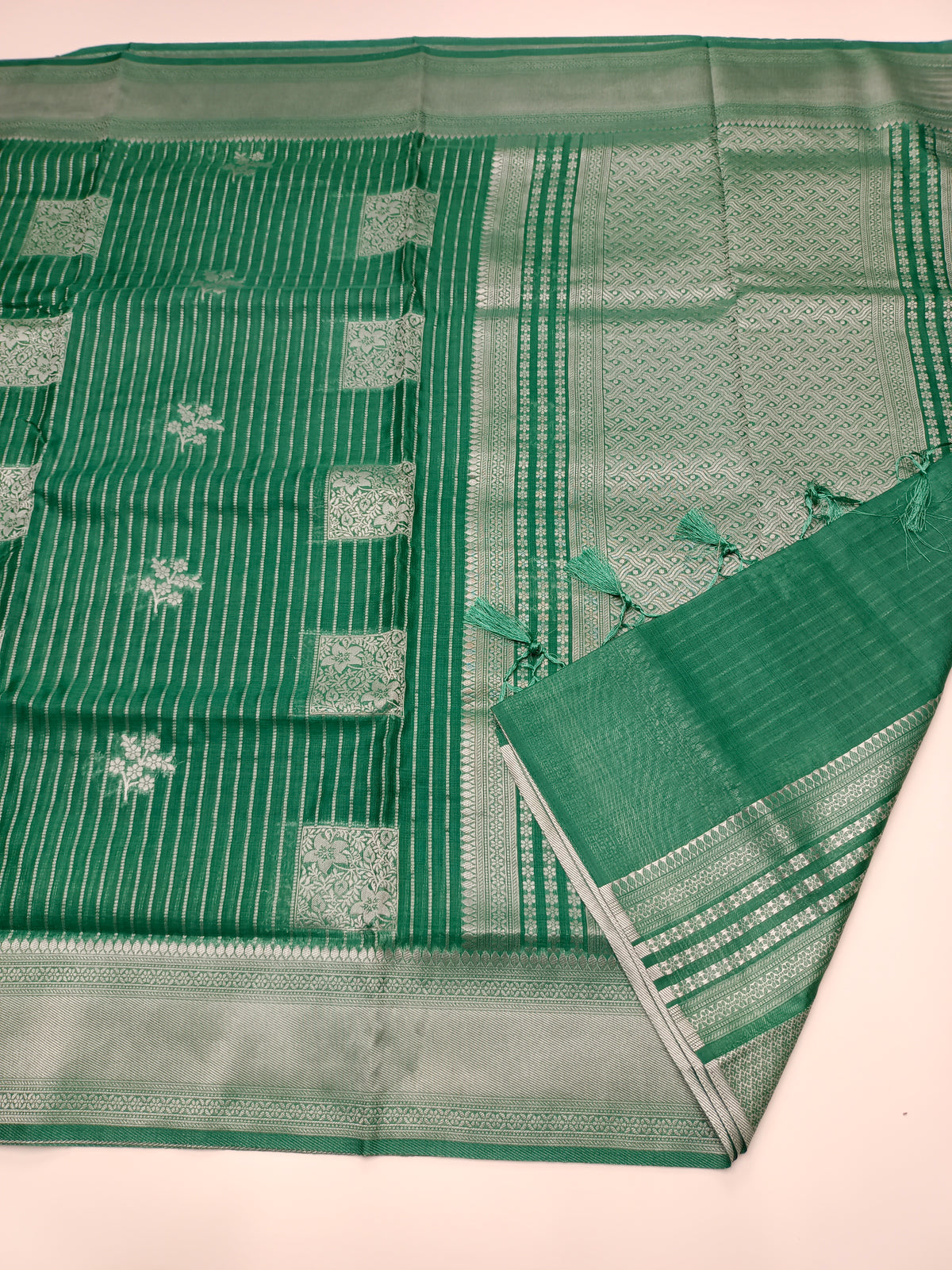 FANCY BAMBOO SILK SAREE