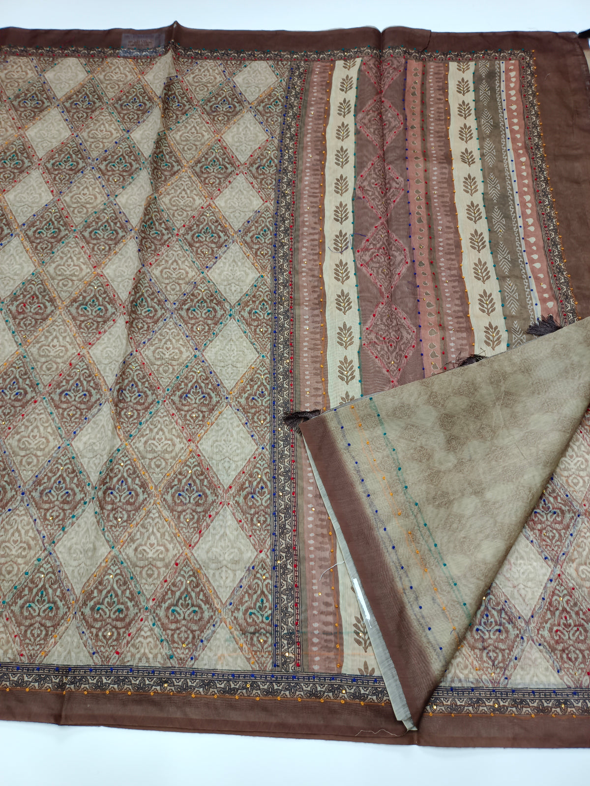 FANCY GHANTI WORK SAREE
