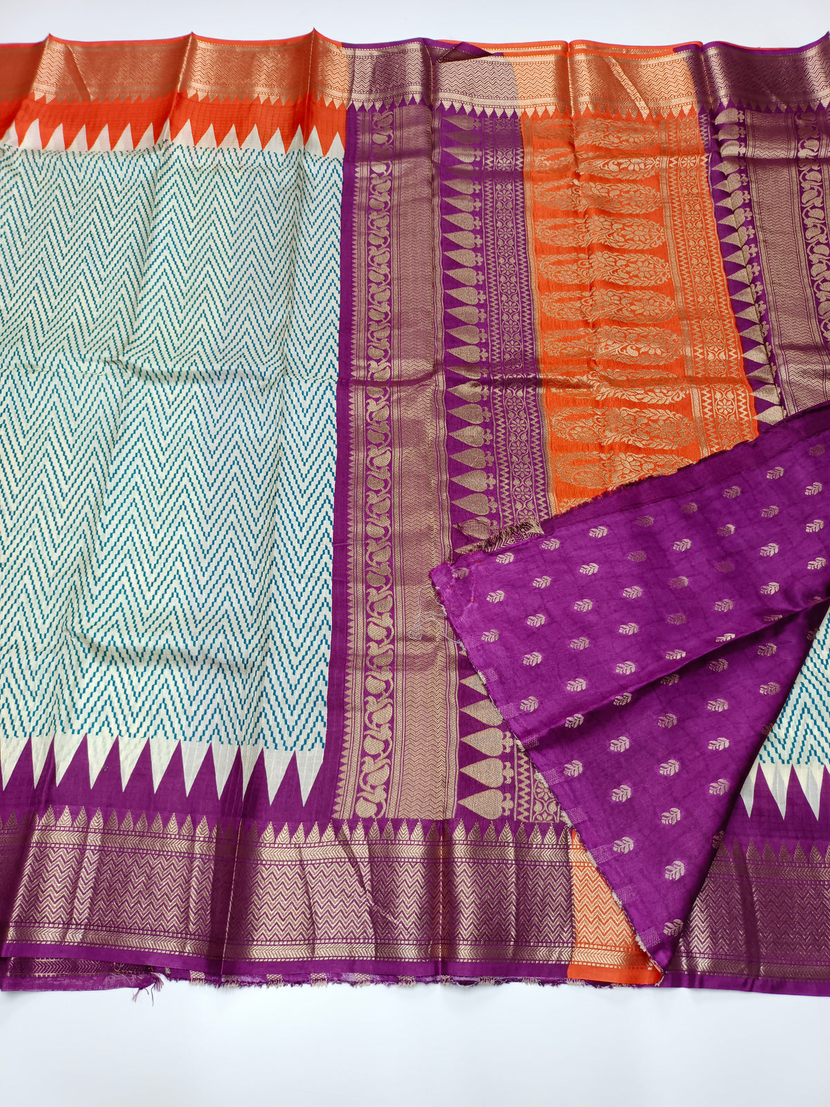 FANCY VISCOSE CREPE SILK SAREE