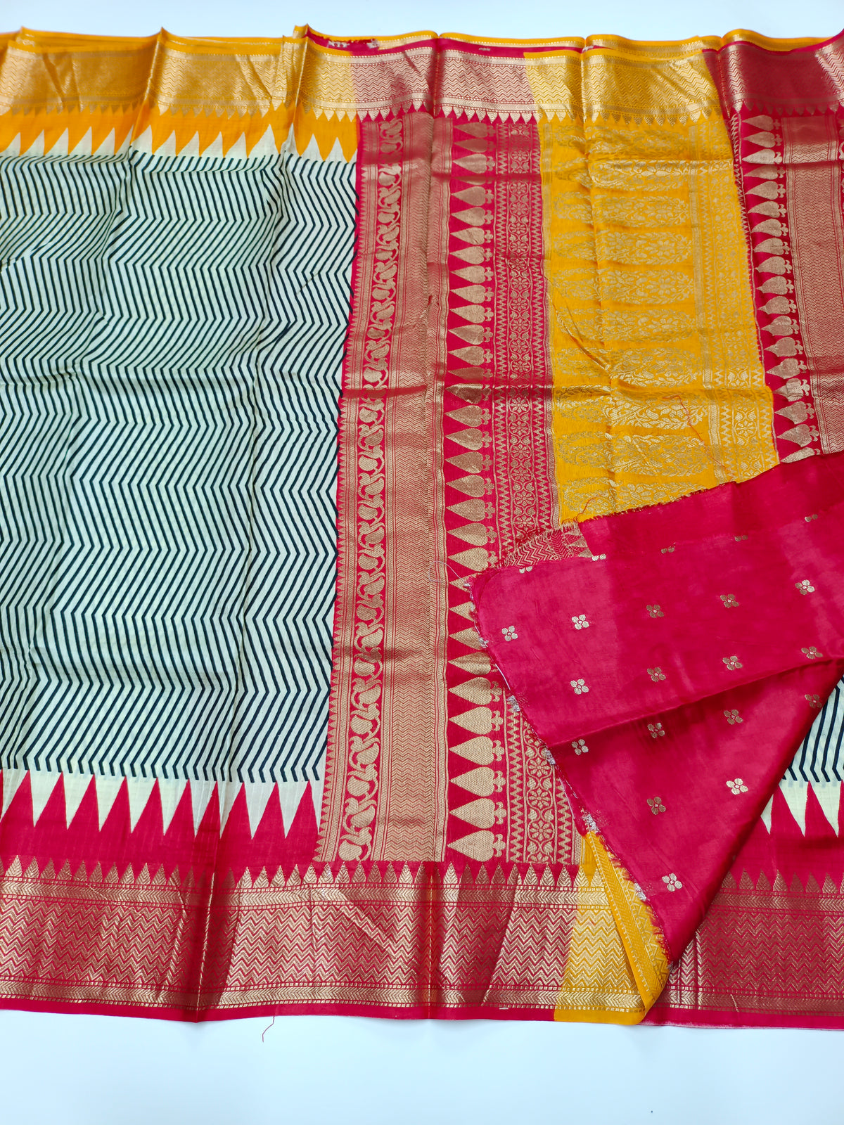 FANCY VISCOSE CREPE SILK SAREE