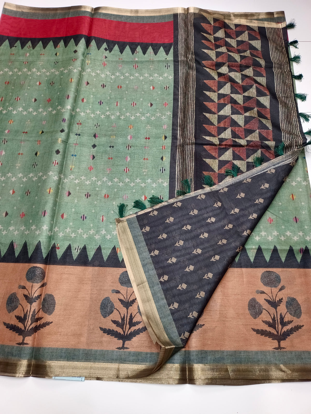 FANCY LENIN SAREE