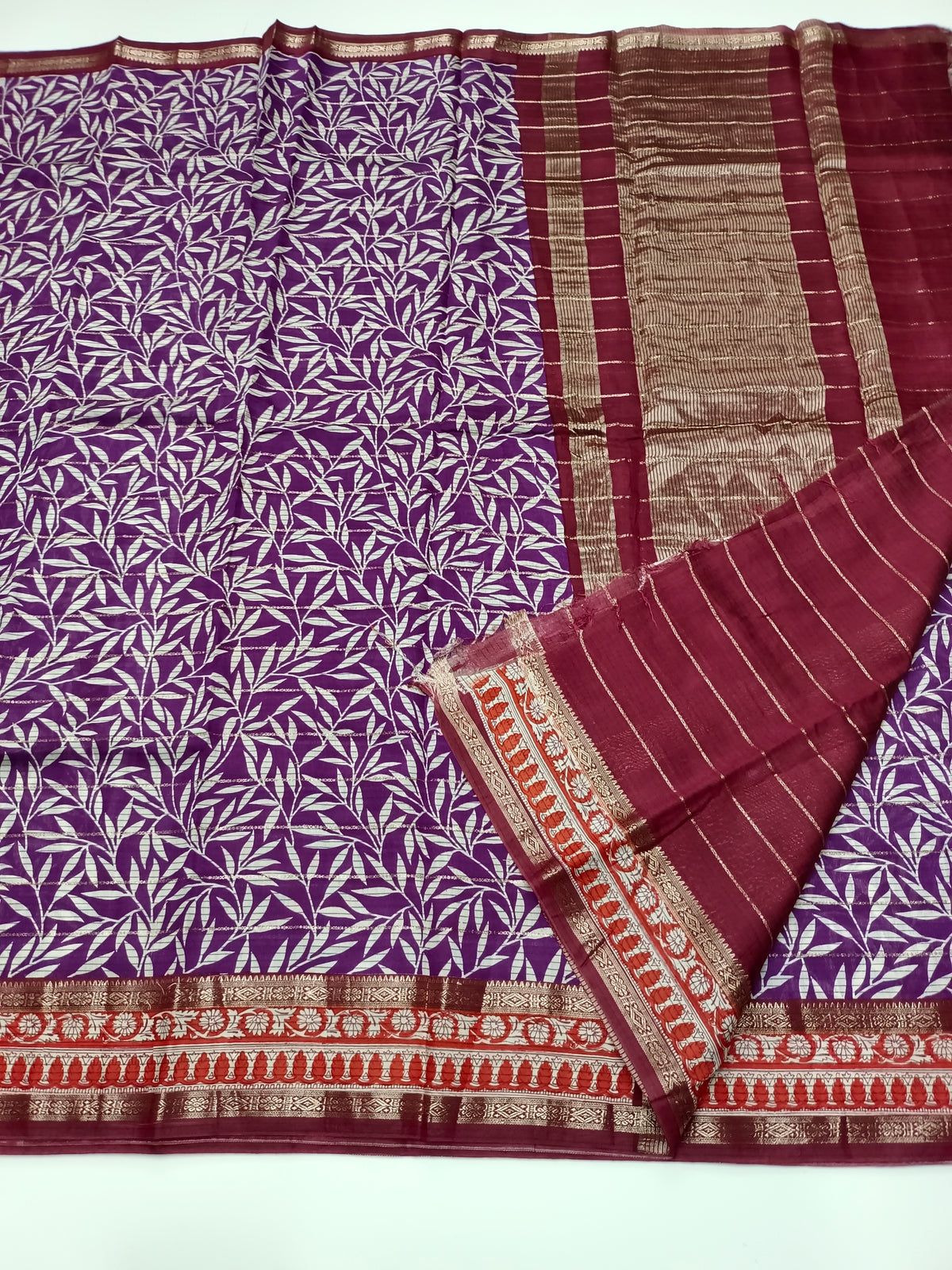 FANCY ASSAM COTTON SAREE