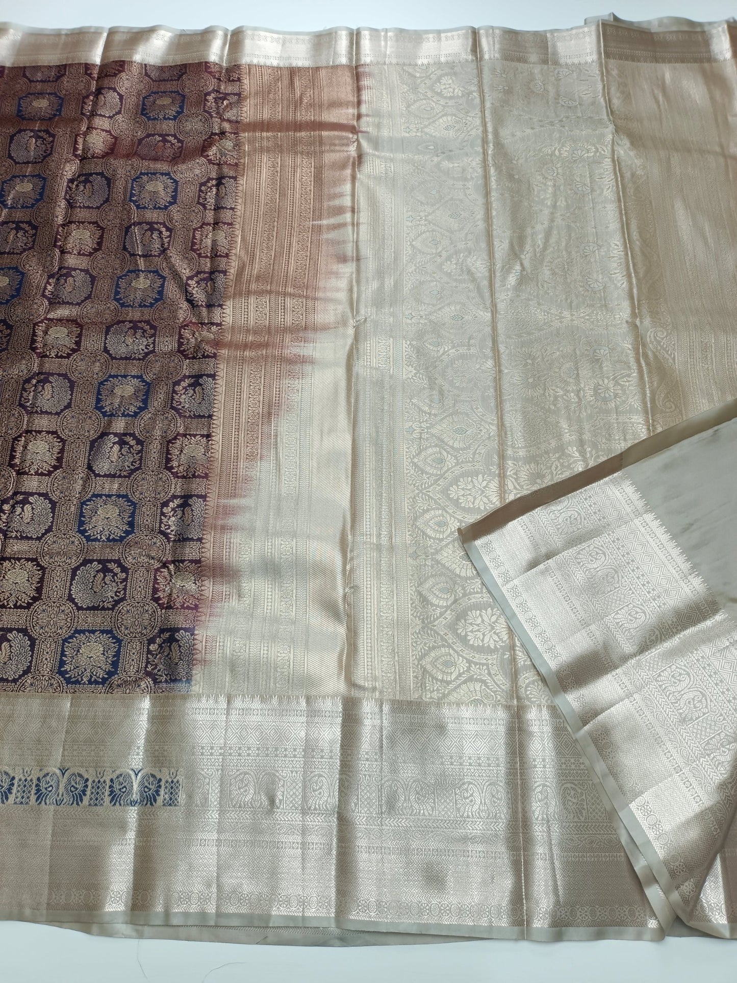FANCY BROCADE SAREE - B S CHANNABASAPPA & SONS