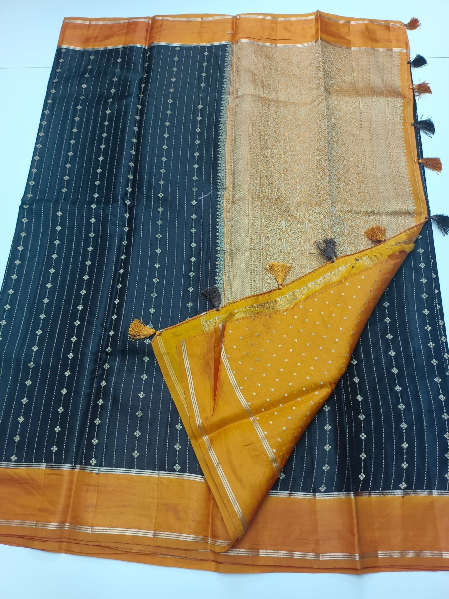 FANCY TUSSER SILK SAREE - B S CHANNABASAPPA & SONS