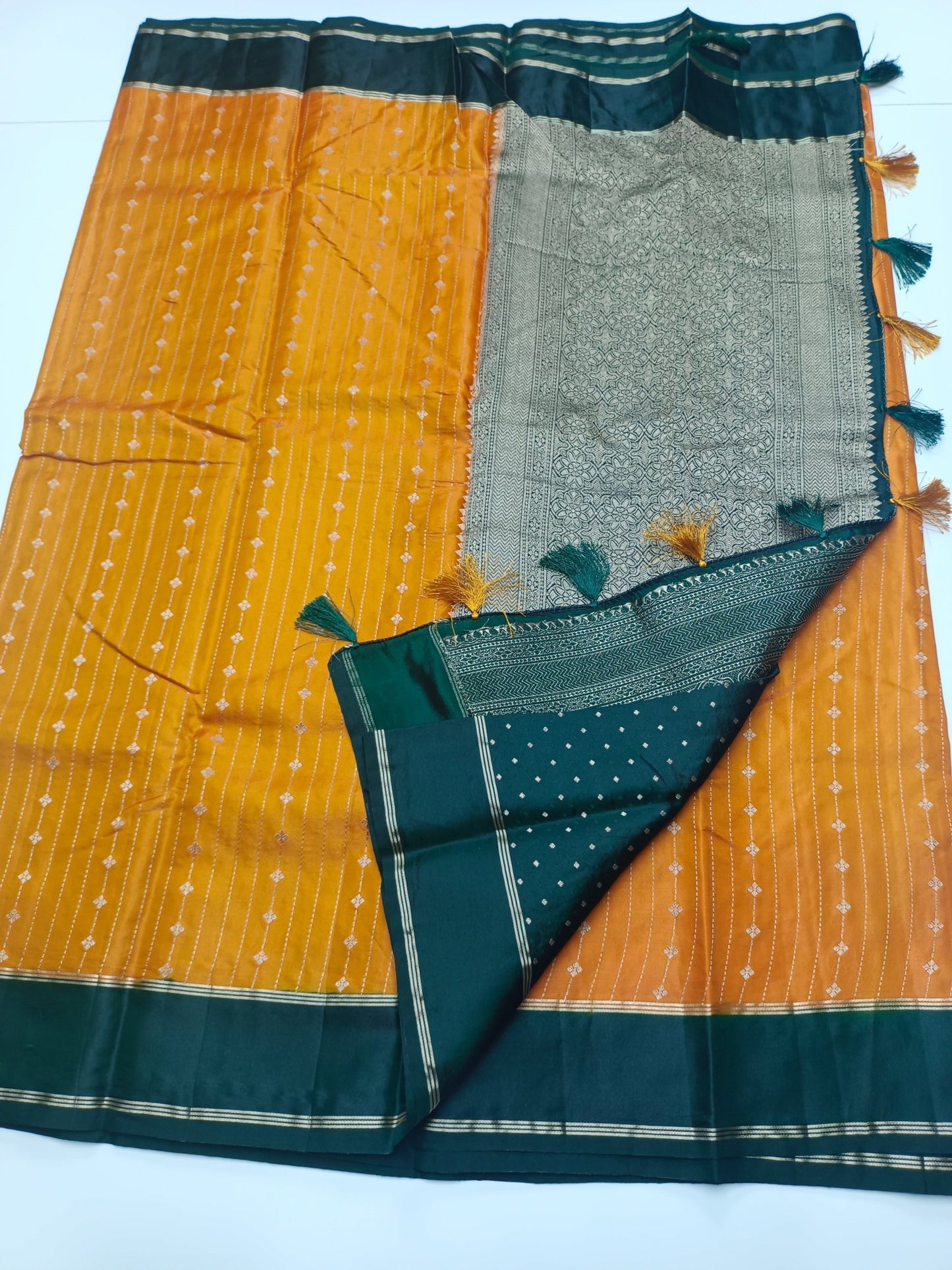 FANCY TUSSER SILK SAREE - B S CHANNABASAPPA & SONS