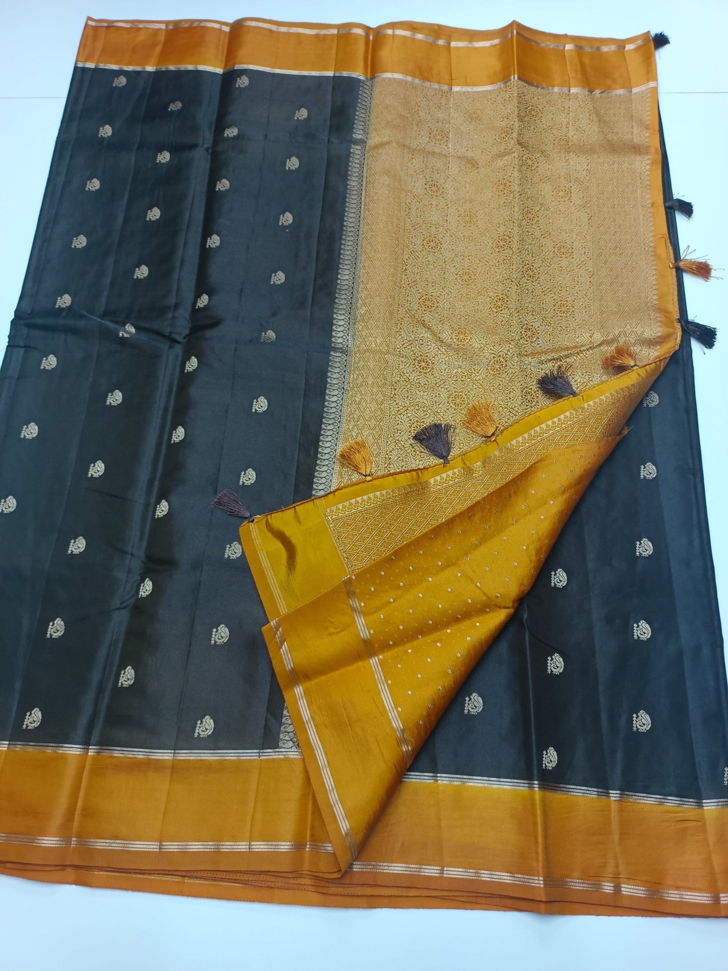 FANCY TUSSER SILK SAREE - B S CHANNABASAPPA & SONS