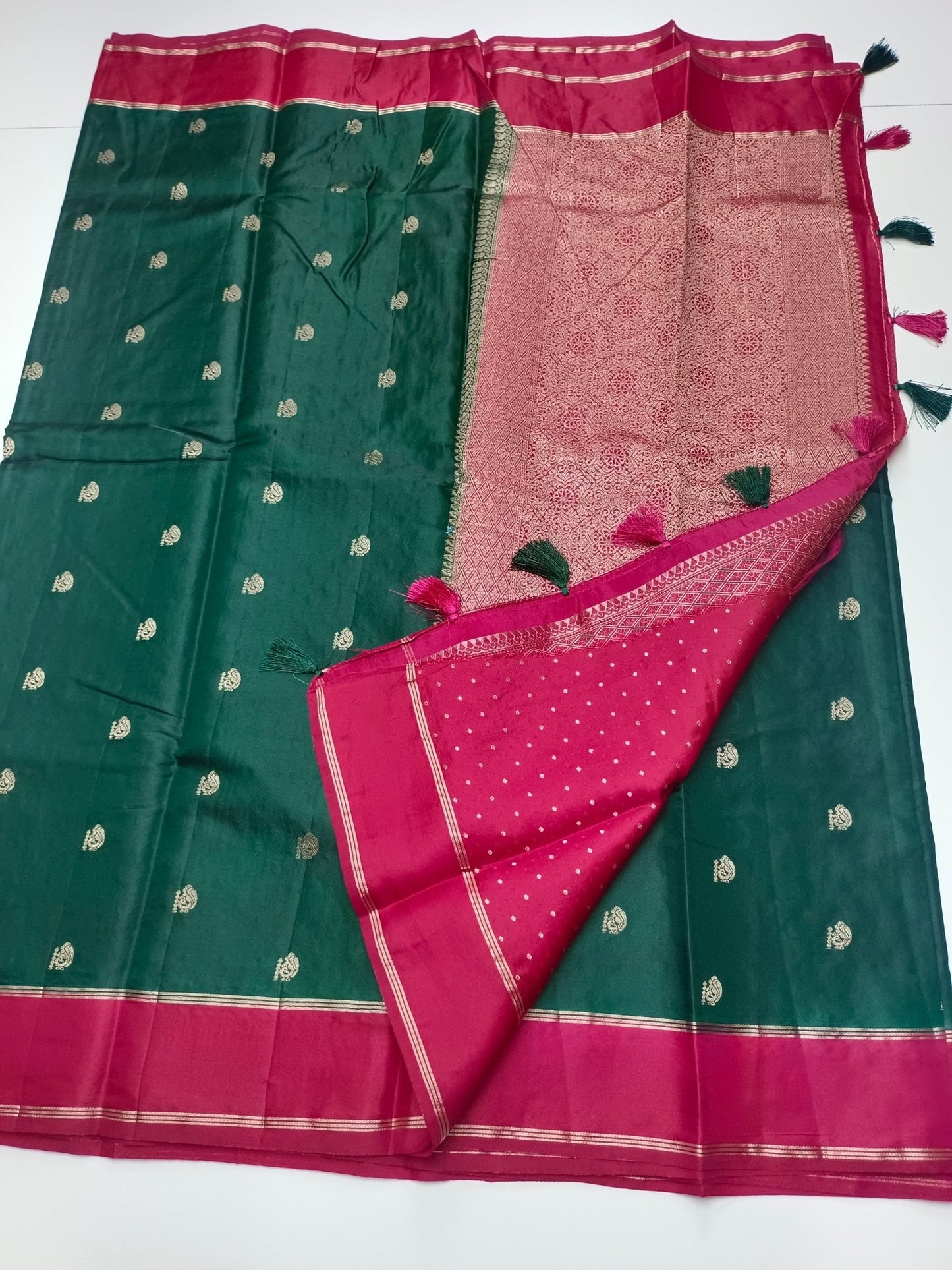 FANCY TUSSER SILK SAREE - B S CHANNABASAPPA & SONS