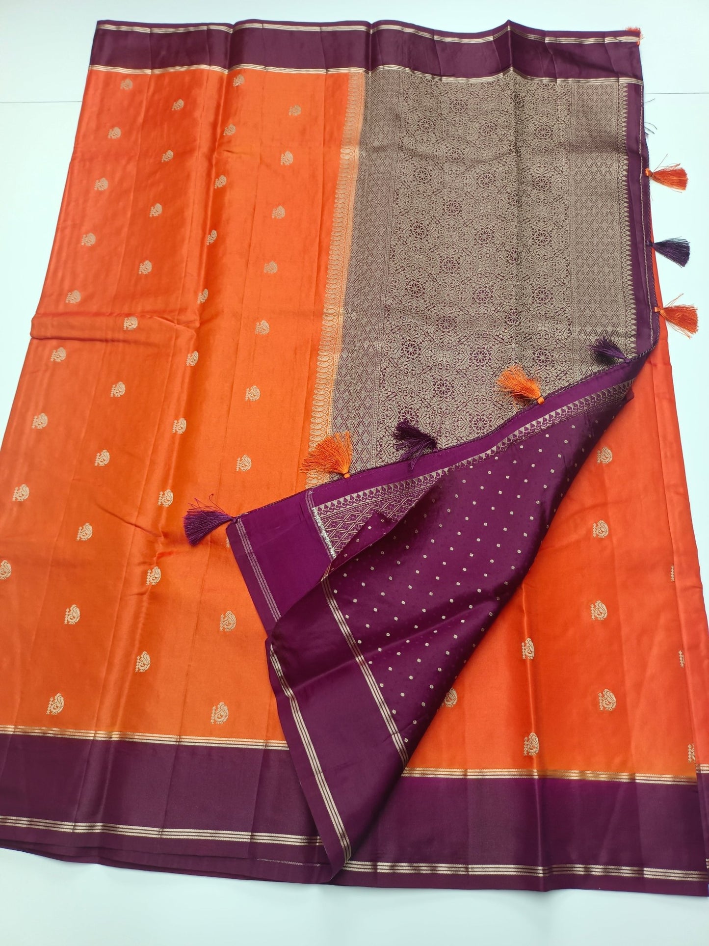 FANCY TUSSER SILK SAREE - B S CHANNABASAPPA & SONS