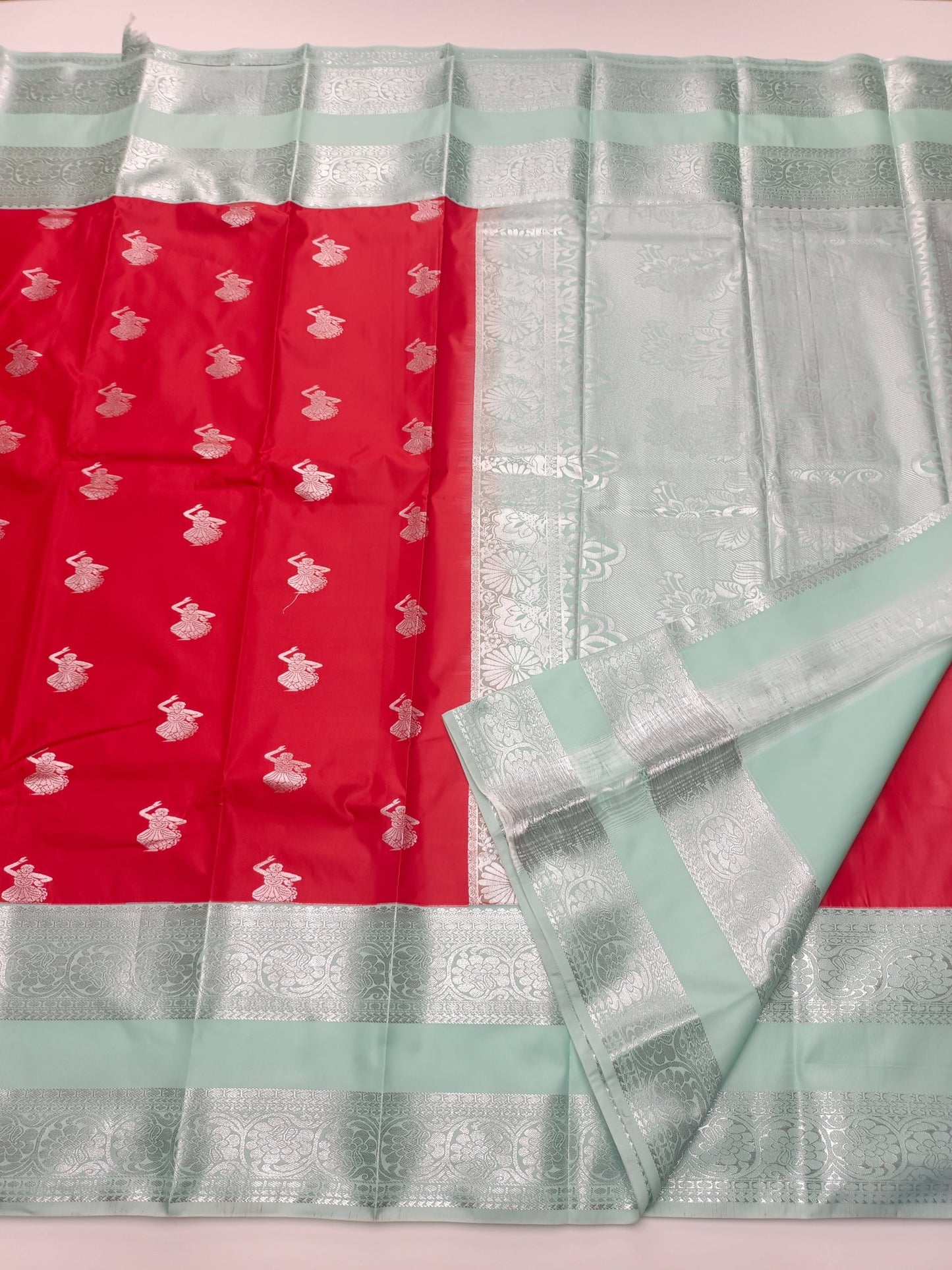 KANCHIPURAM SEMI SILK SAREE - B S CHANNABASAPPA & SONS