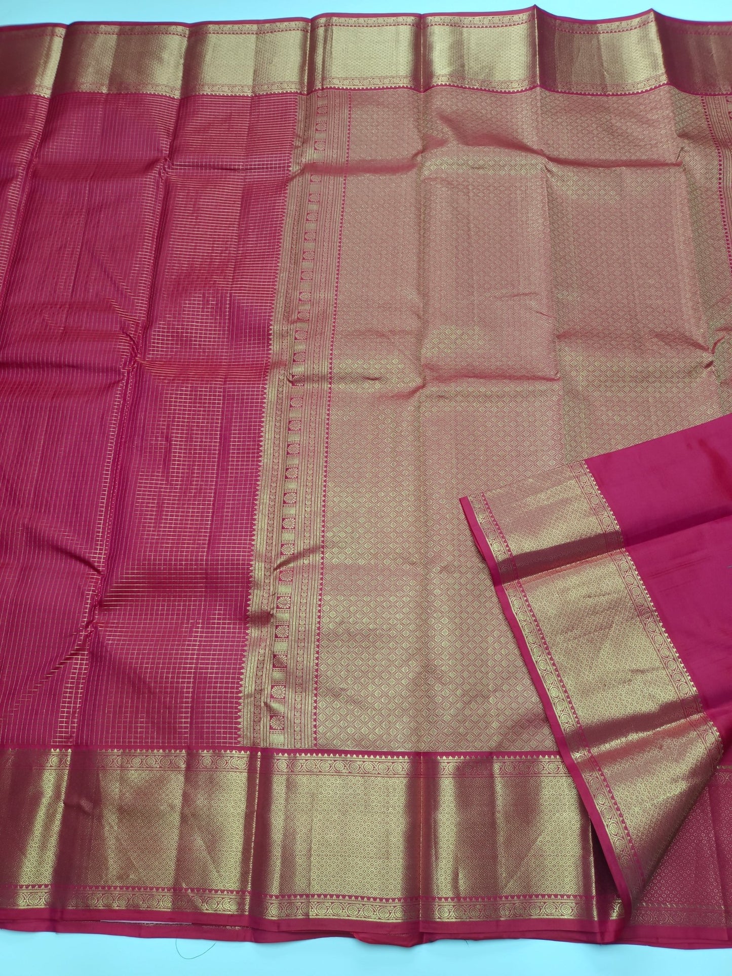 KANCHIPURAM PURE SILK SAREE - B S CHANNABASAPPA & SONS
