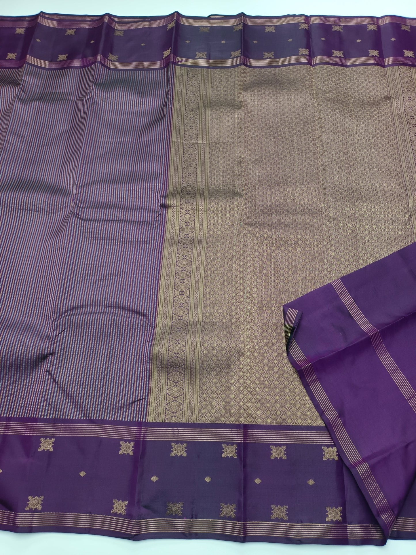 KANCHIPURAM PURE SILK SAREE - B S CHANNABASAPPA & SONS