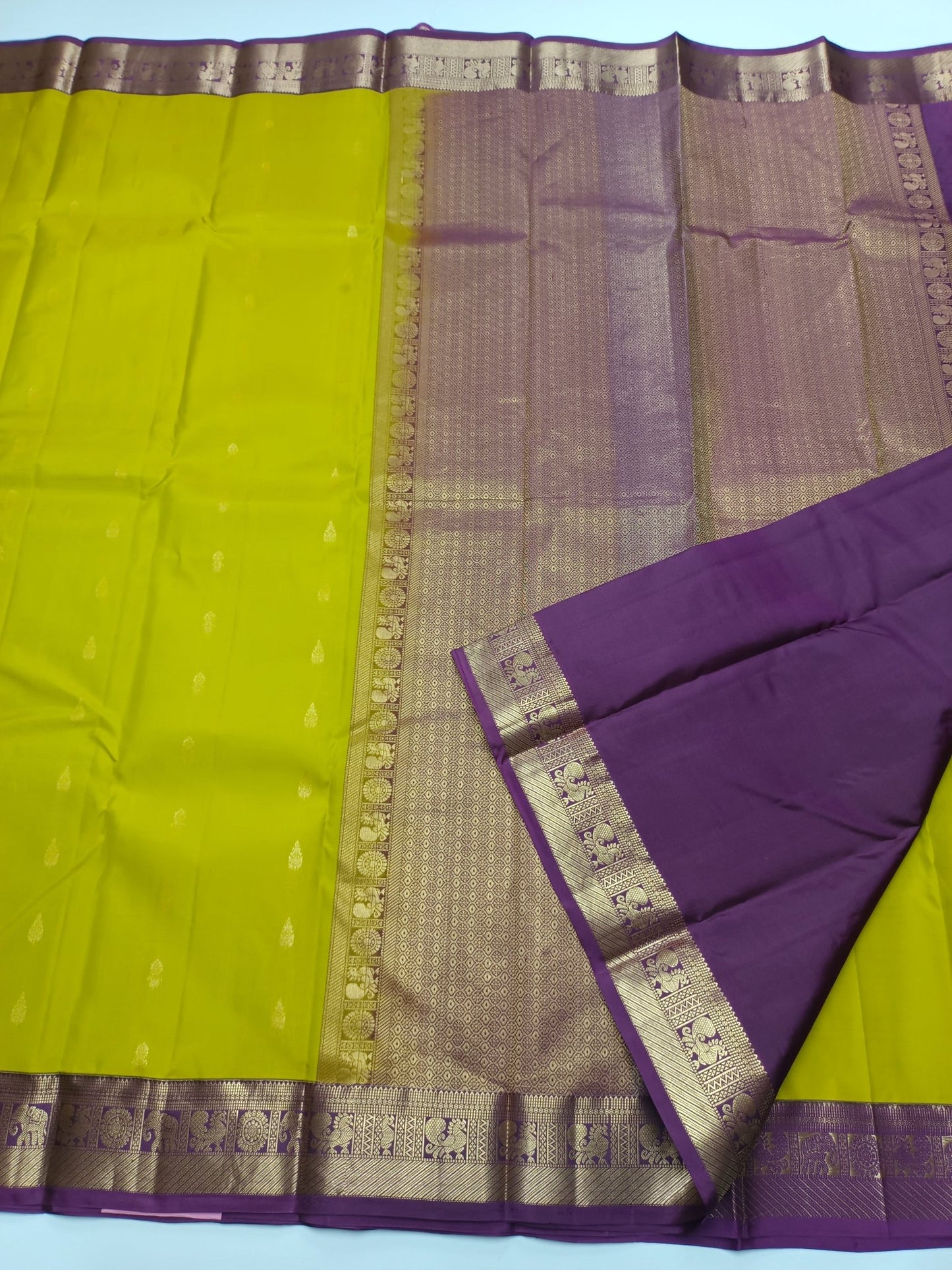 KANCHIPURAM PURE SILK SAREE - B S CHANNABASAPPA & SONS
