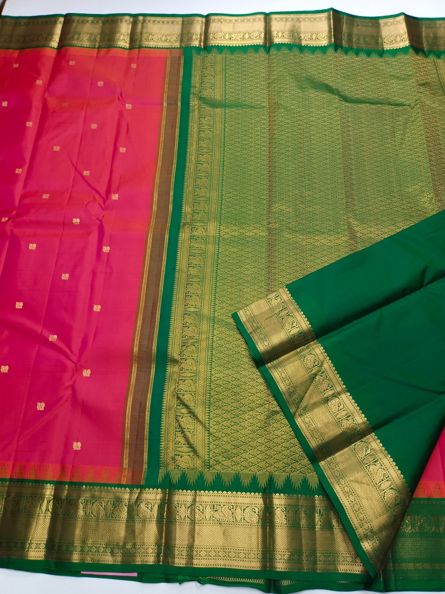 KANCHIPURAM PURE SILK SAREE - B S CHANNABASAPPA & SONS