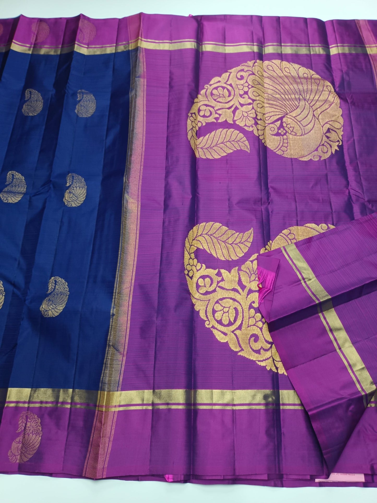 KANCHIPURAM PURE SILK SAREE - B S CHANNABASAPPA & SONS