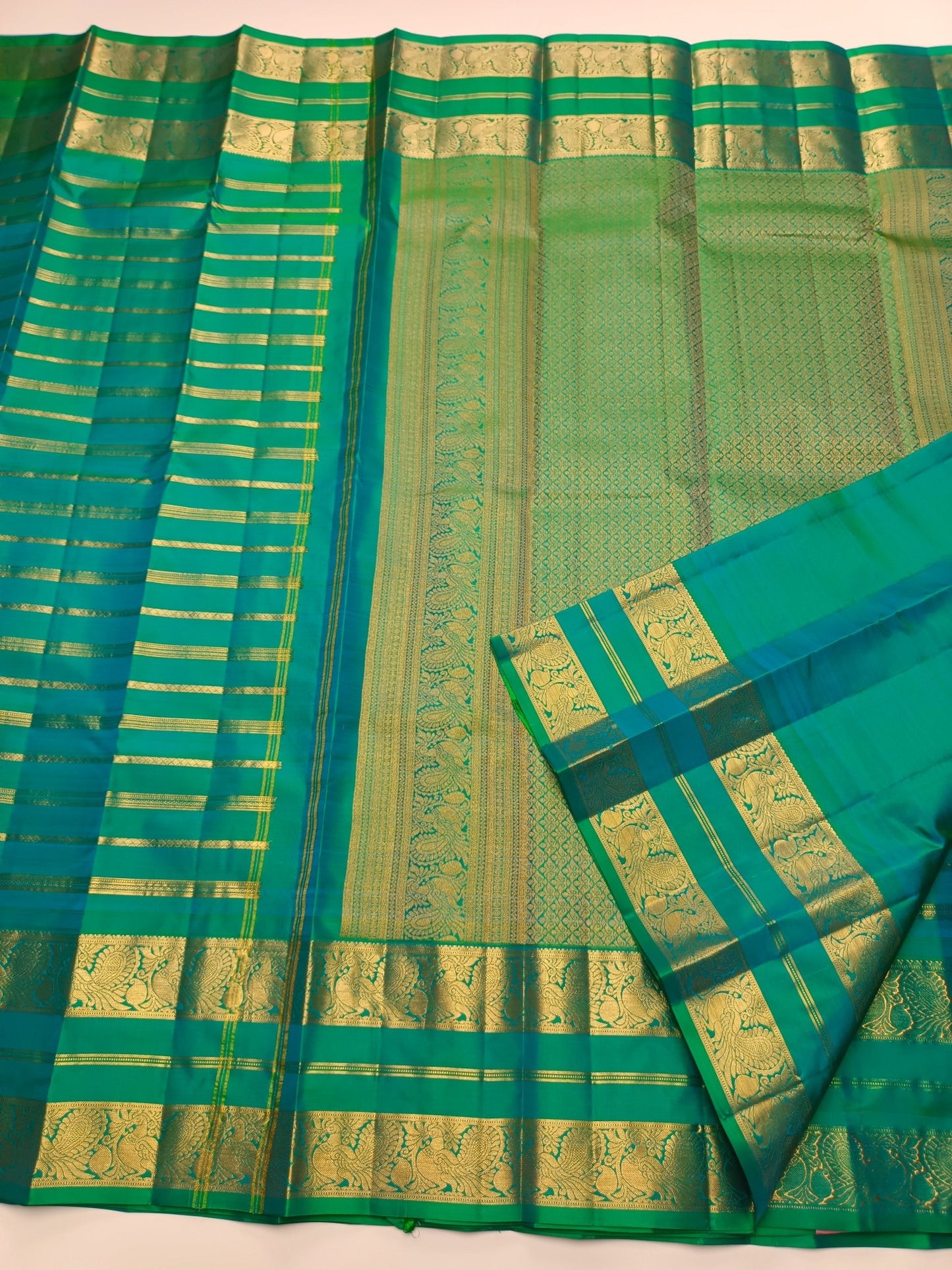 KANCHIPURAM PURE SILK SAREE - B S CHANNABASAPPA & SONS