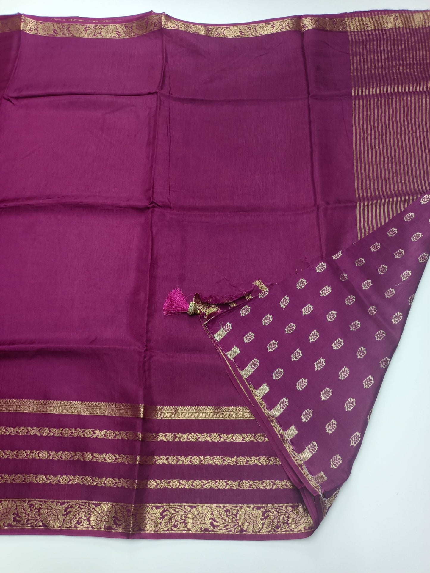 SEMI CREPE SILK SAREE (SPECIAL 20% DISCOUNT) - B S CHANNABASAPPA & SONS