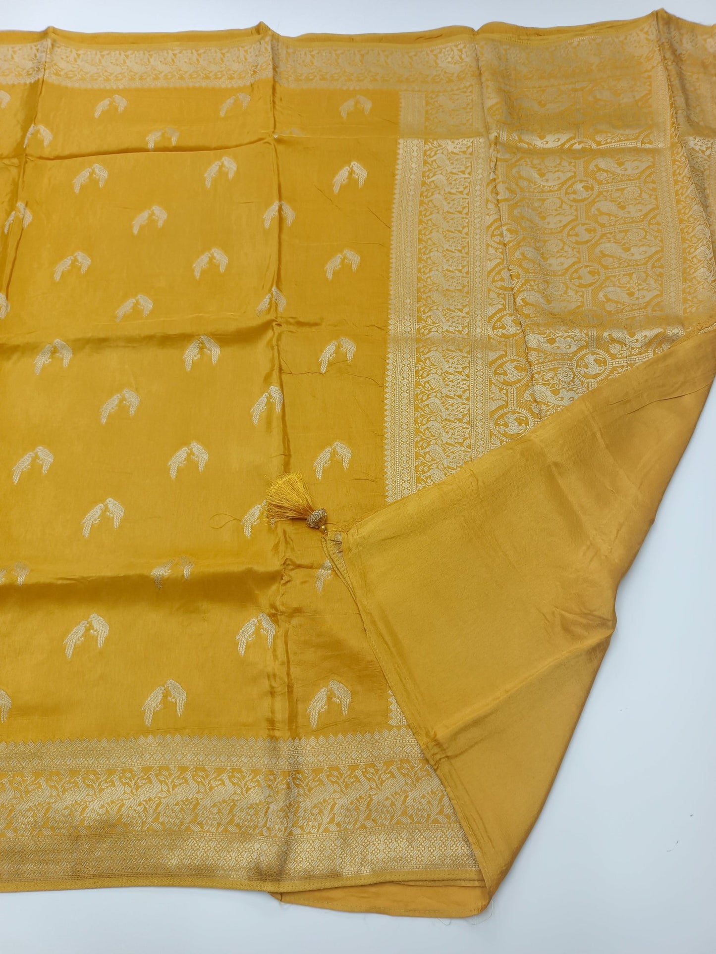 SEMI CREPE SILK SAREE (SPECIAL 20% DISCOUNT) - B S CHANNABASAPPA & SONS