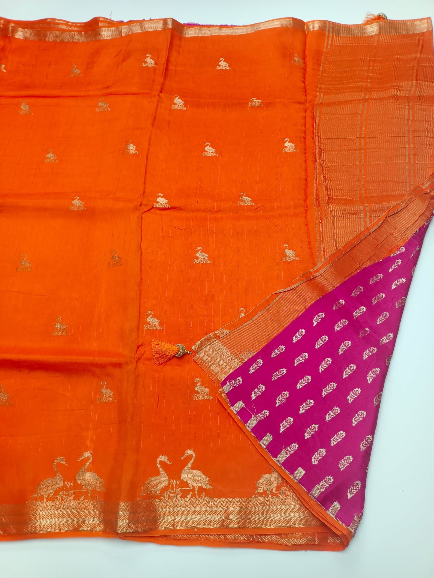 SEMI CREPE SILK SAREE (SPECIAL 20% DISCOUNT) - B S CHANNABASAPPA & SONS