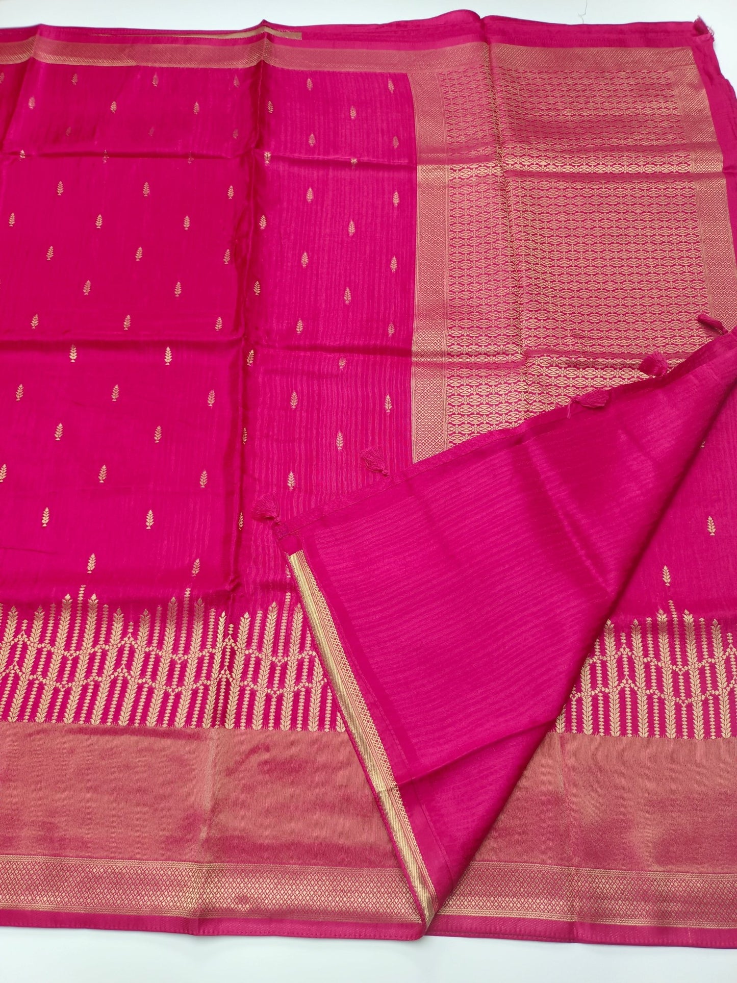 SEMI CREPE SILK SAREE (SPECIAL 20% DISCOUNT) - B S CHANNABASAPPA & SONS
