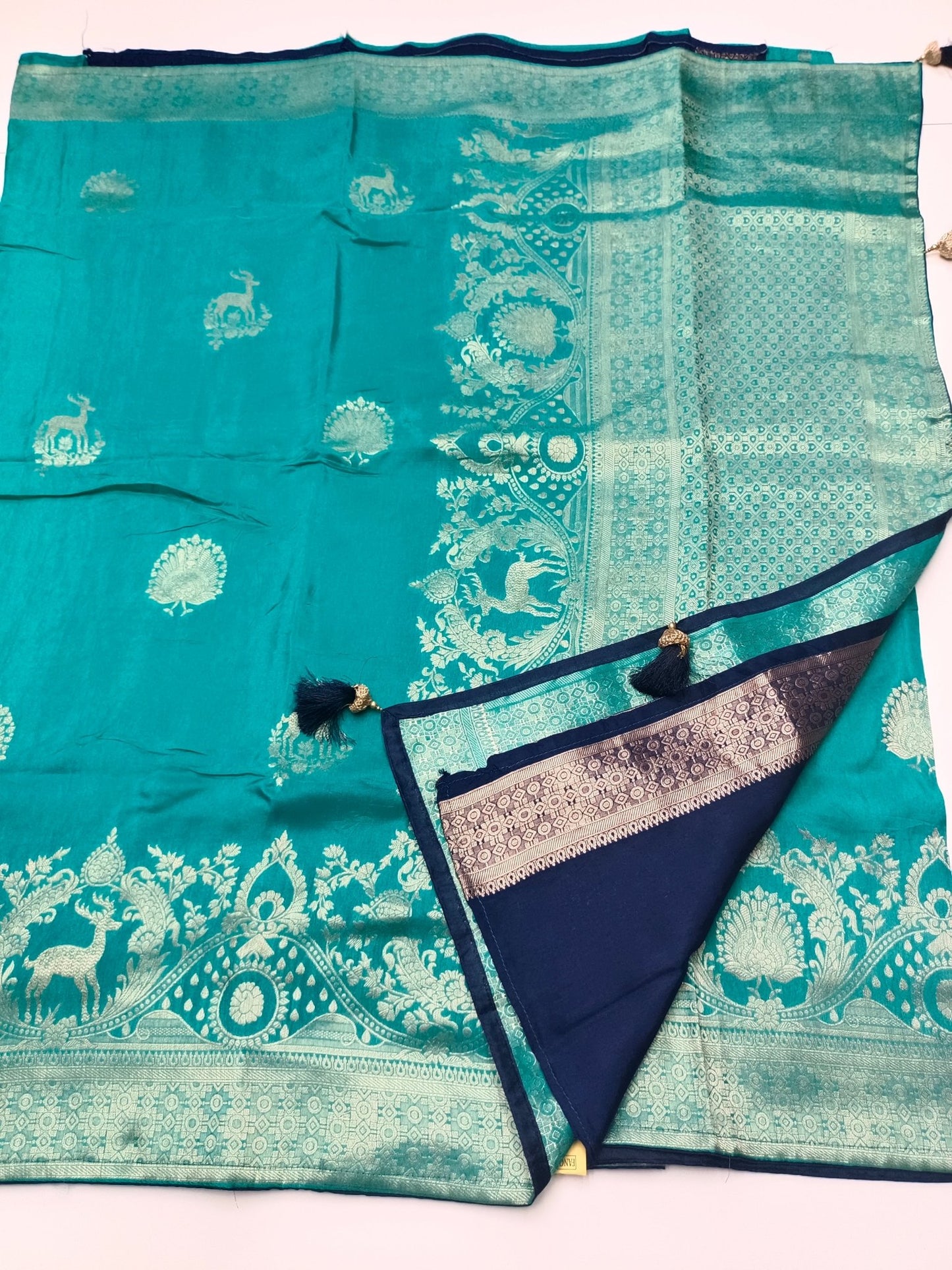 SEMI CREPE SILK SAREE (SPECIAL 20% DISCOUNT) - B S CHANNABASAPPA & SONS