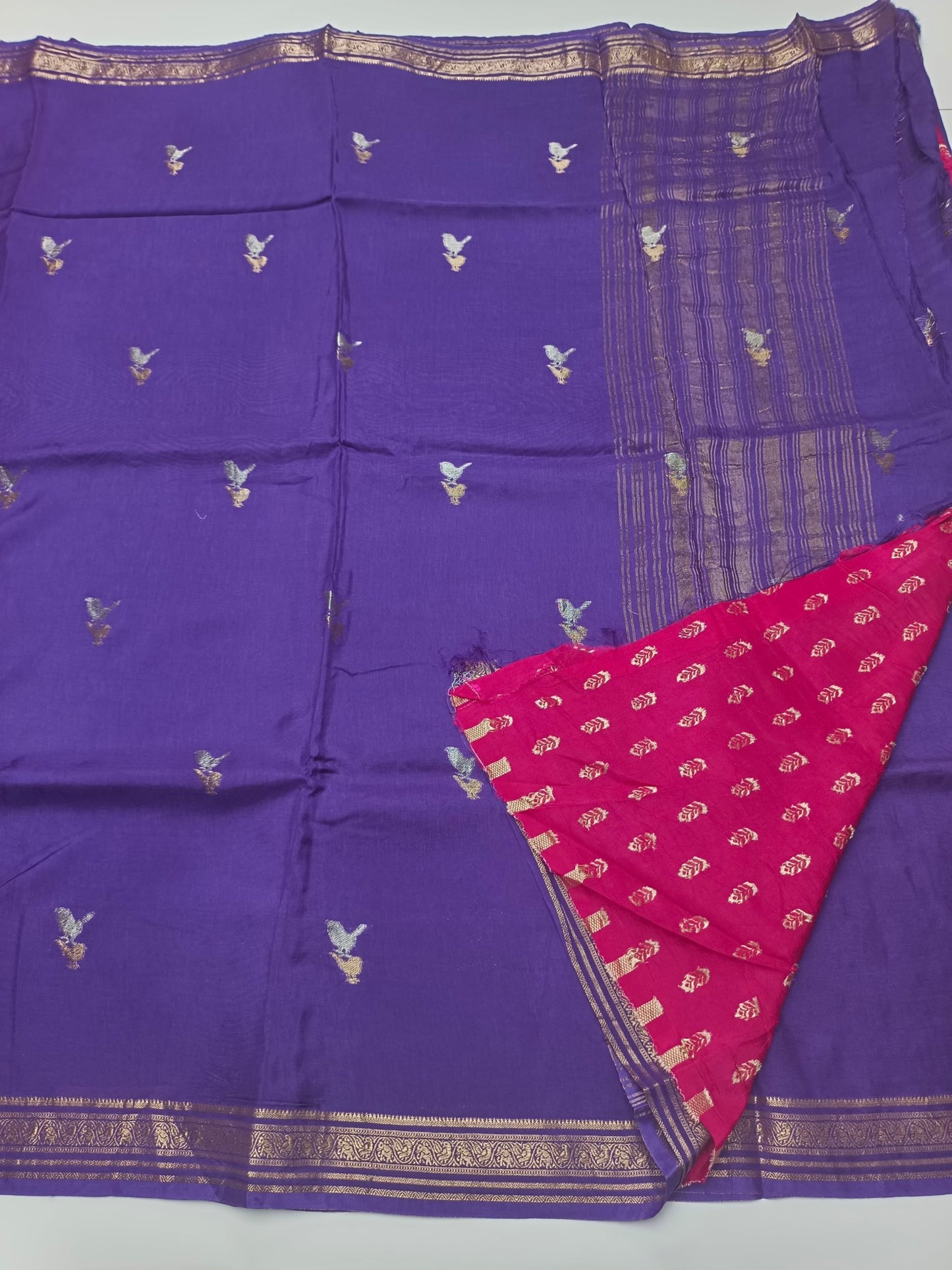 SEMI CREPE SILK SAREE (SPECIAL 20% DISCOUNT) - B S CHANNABASAPPA & SONS