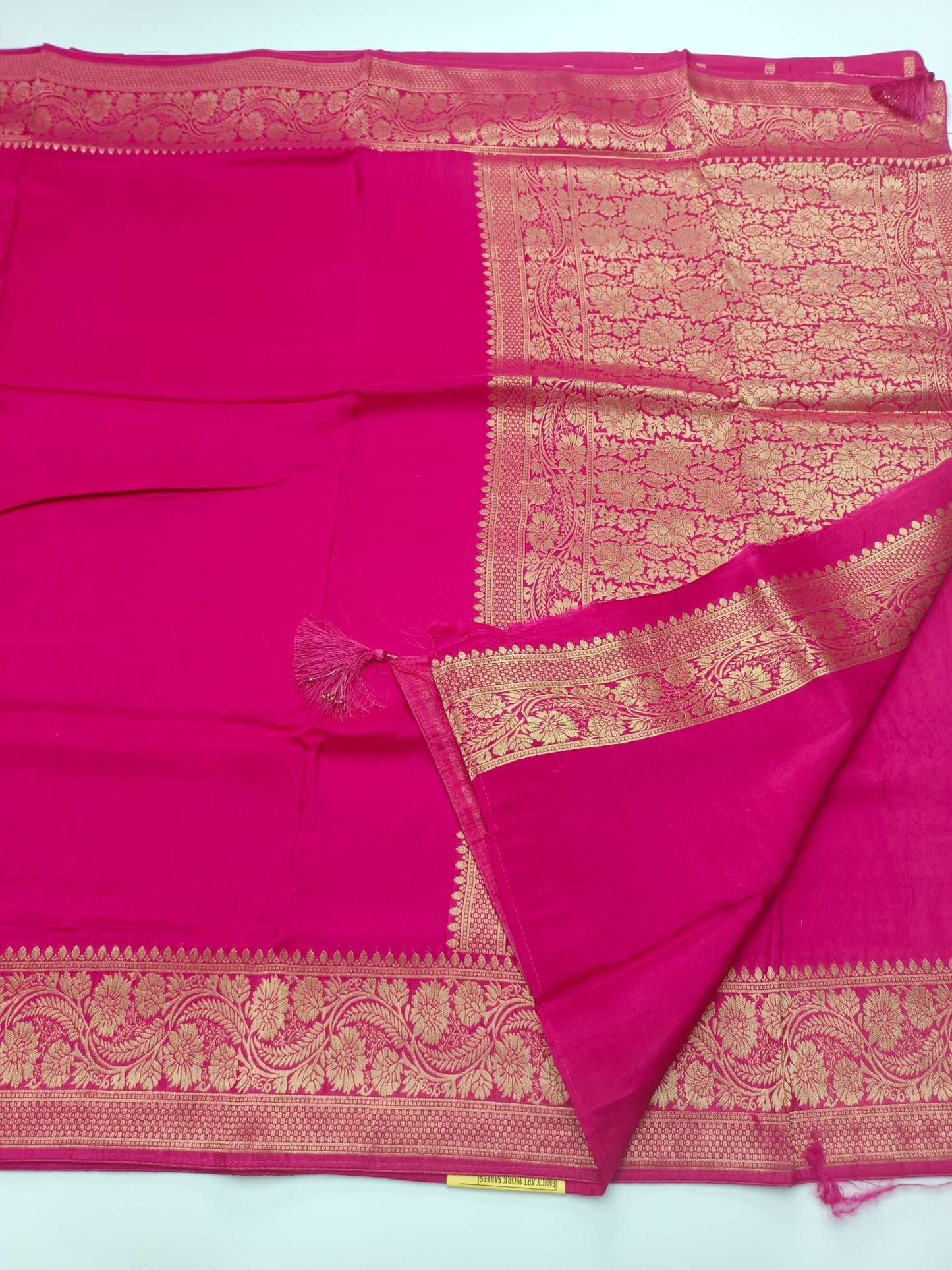 SEMI CREPE SILK SAREE (SPECIAL 20% DISCOUNT) - B S CHANNABASAPPA & SONS